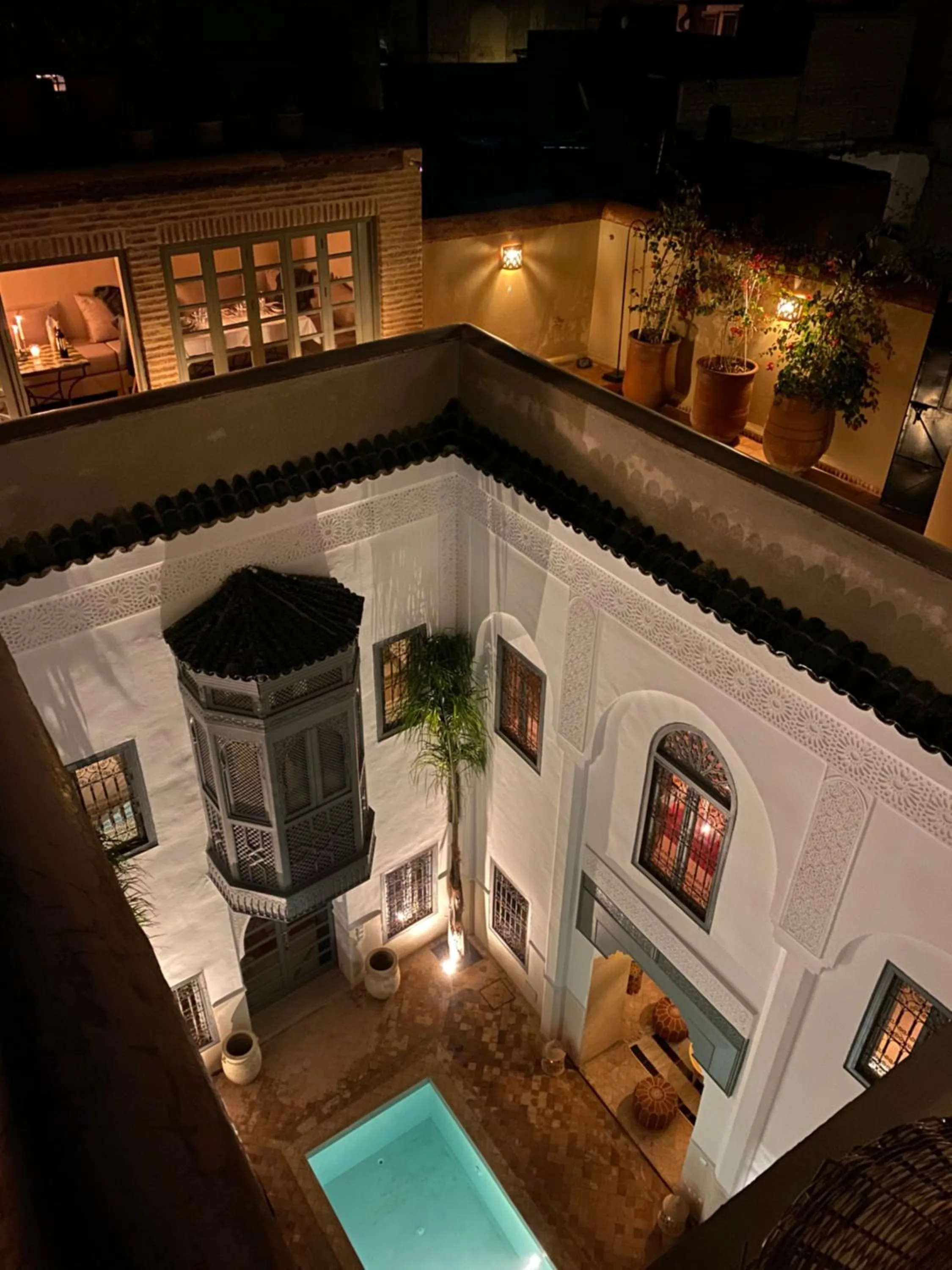 Patio in Riad Hadika Maria