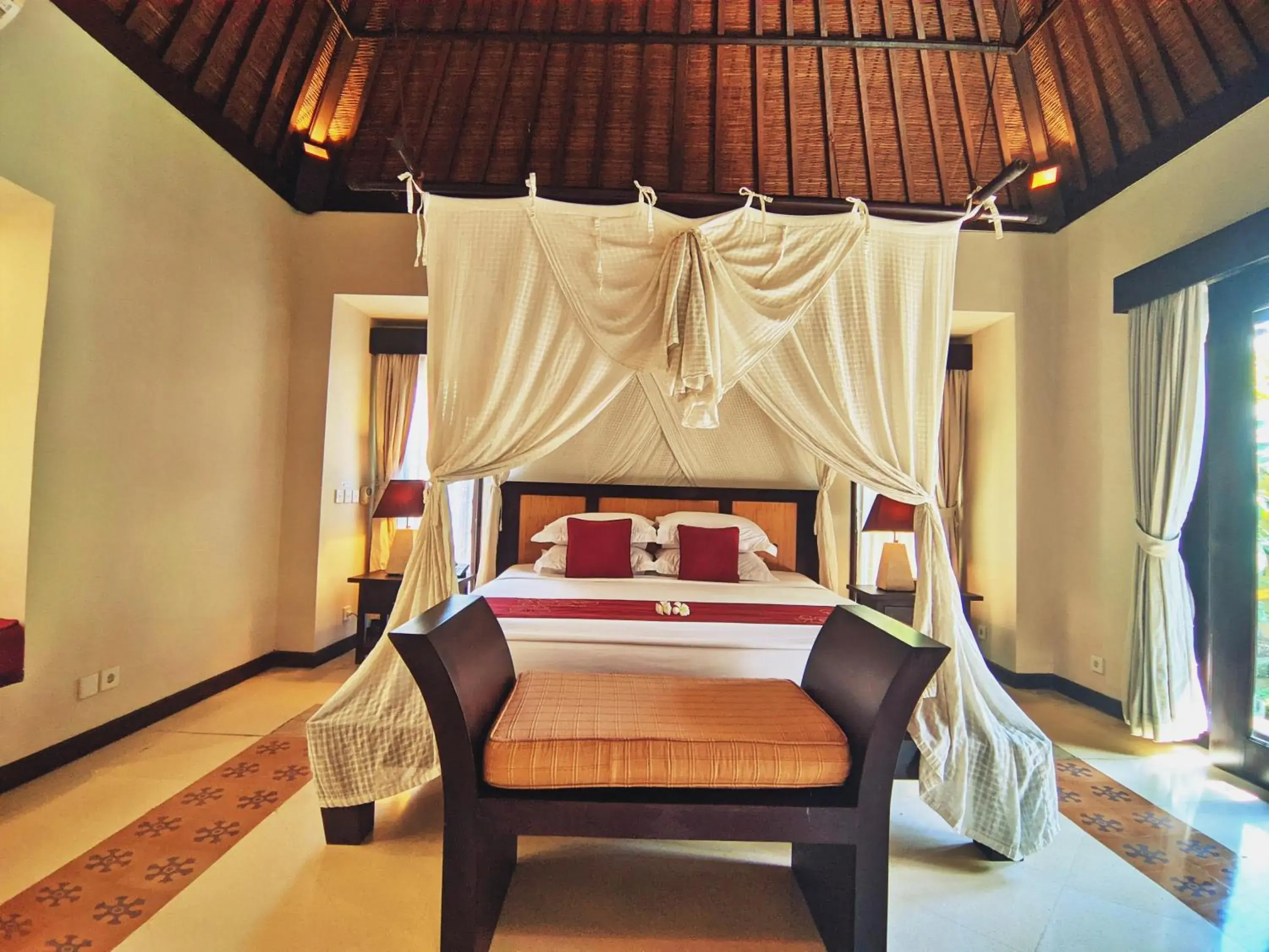 Bed in Barong Resort Ubud by Puri Signatures Bed in Barong Resort Ubud by Puri Signatures
