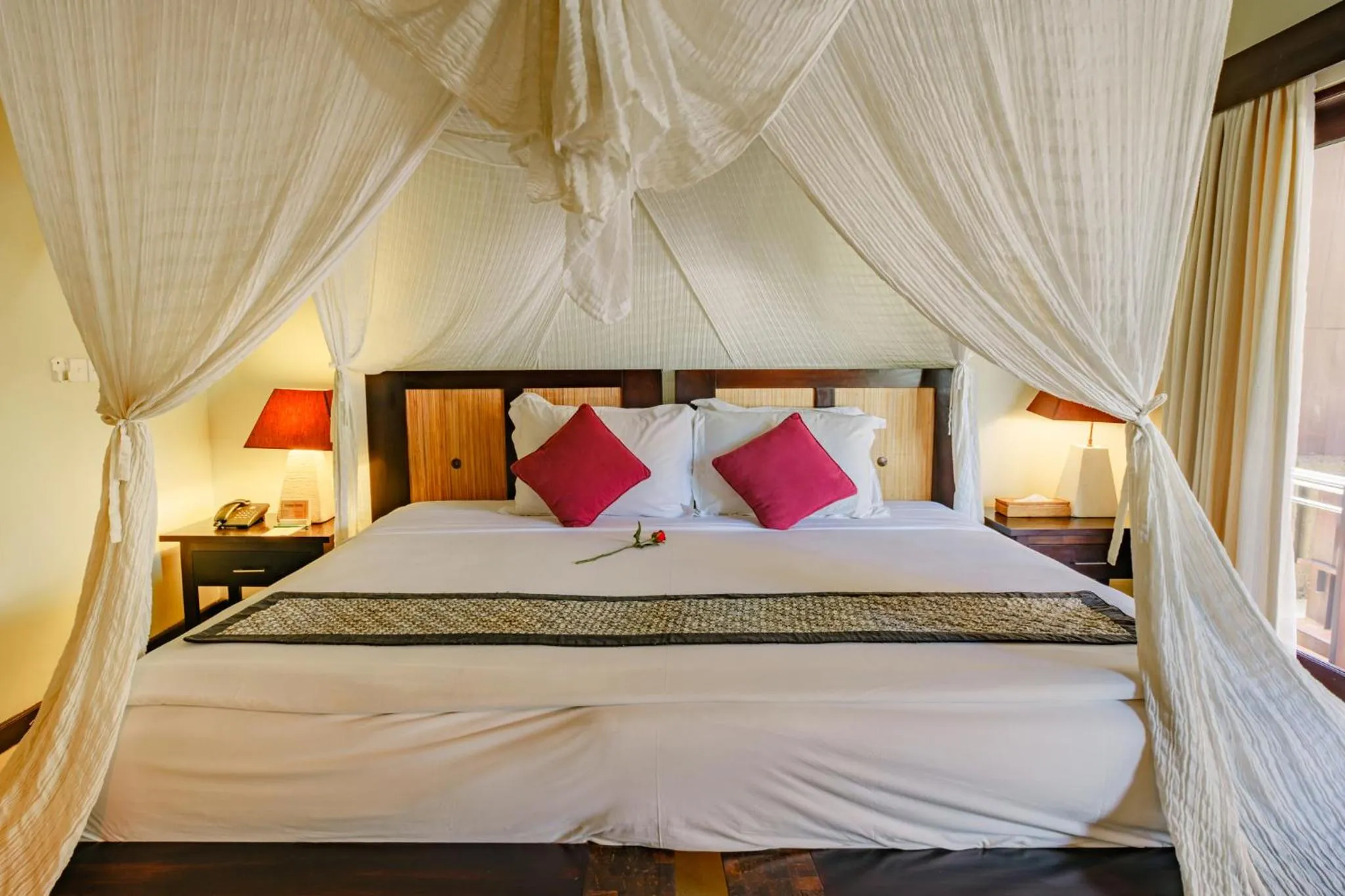 Bed in Barong Resort Ubud by Puri Signatures