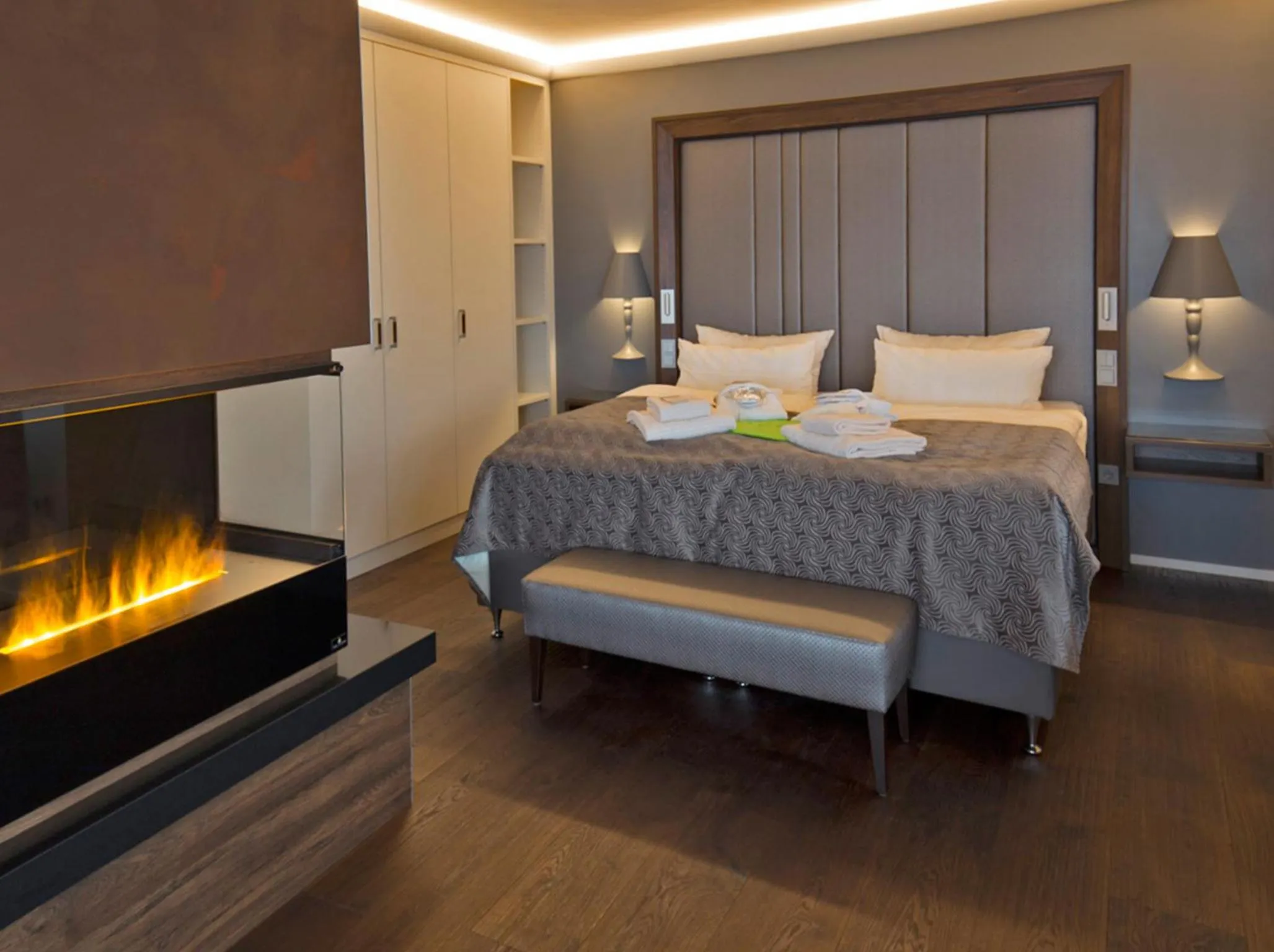 Bed in Strandhotel Duhnen