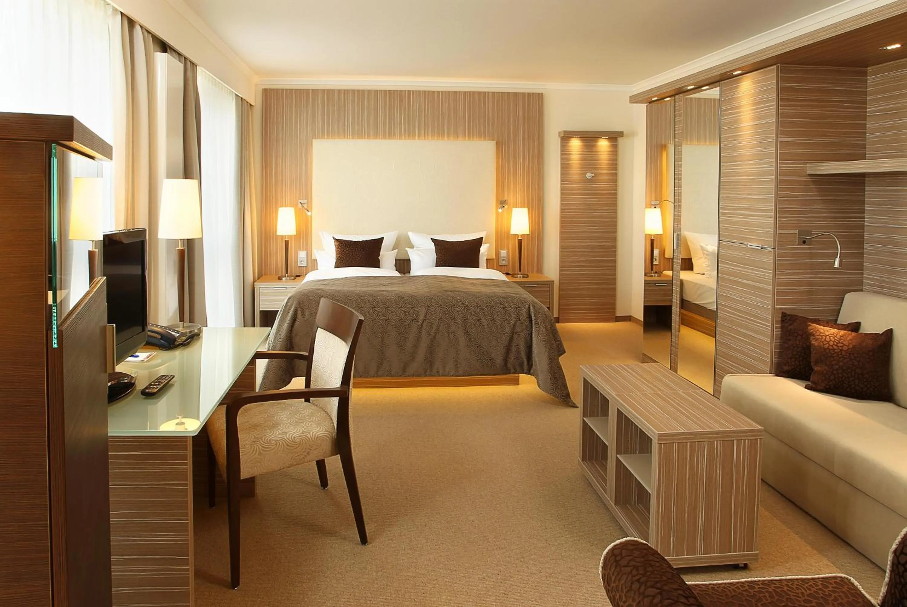 Bed in Strandhotel Duhnen