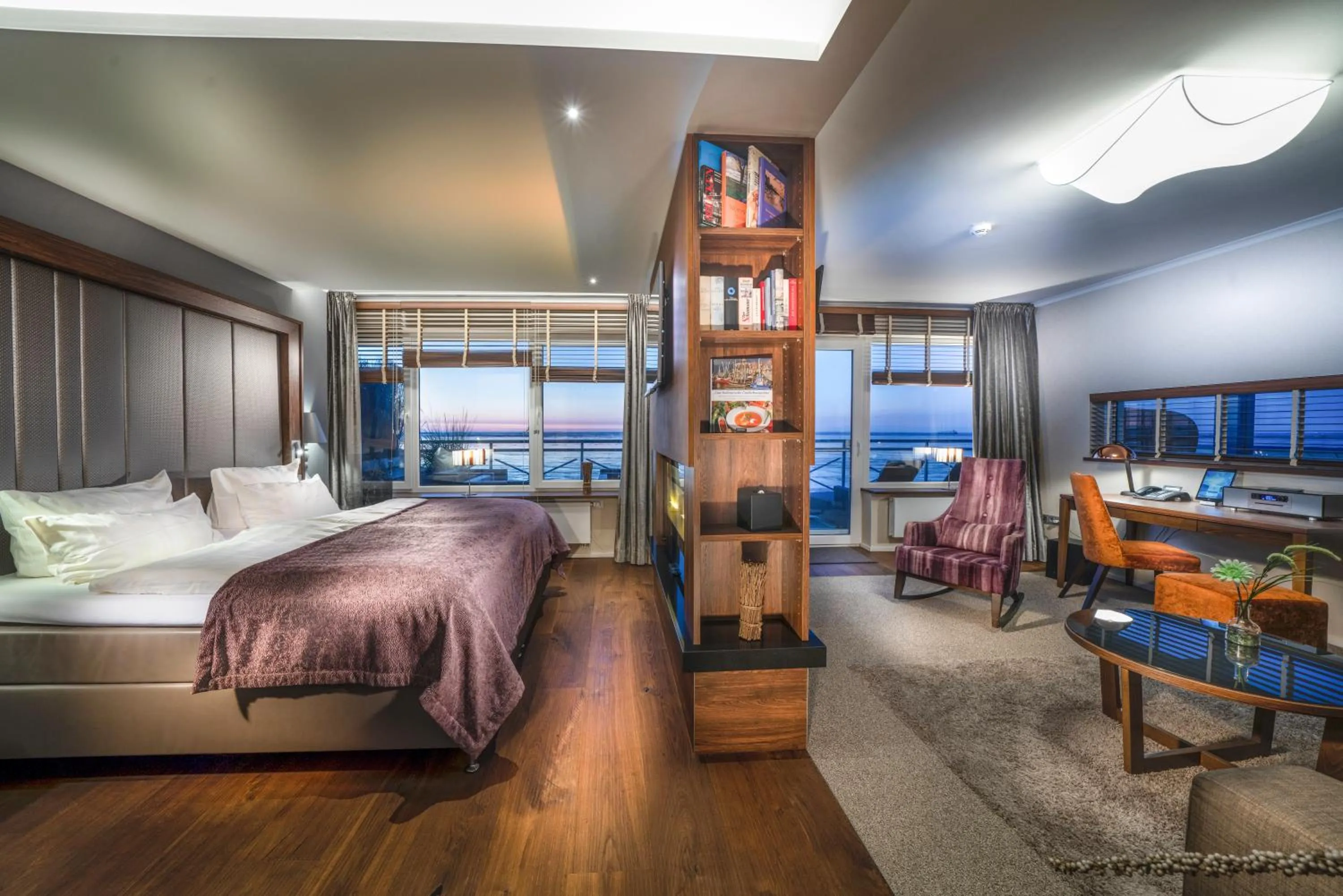 Bed in Strandhotel Duhnen