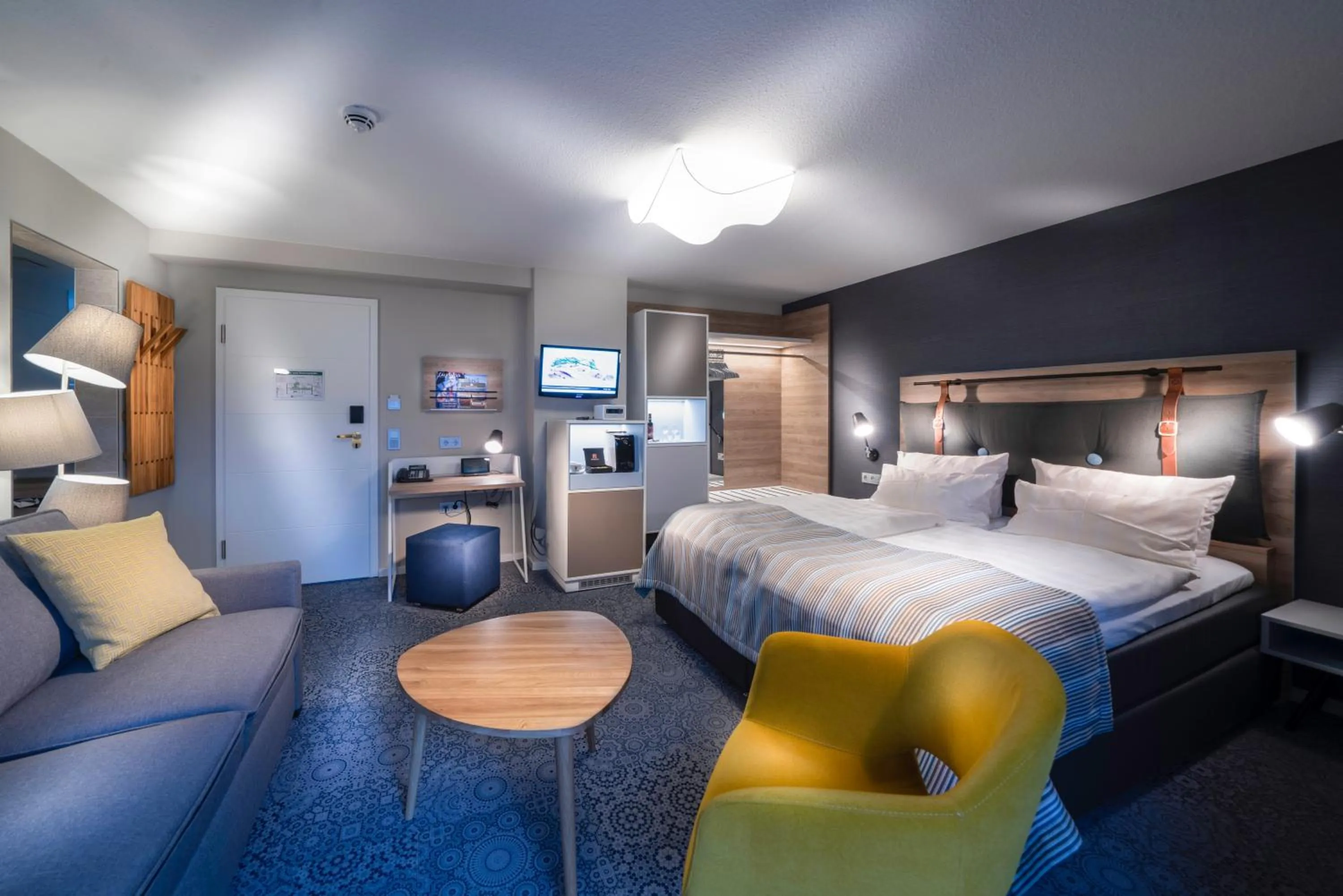 Bed in Strandhotel Duhnen