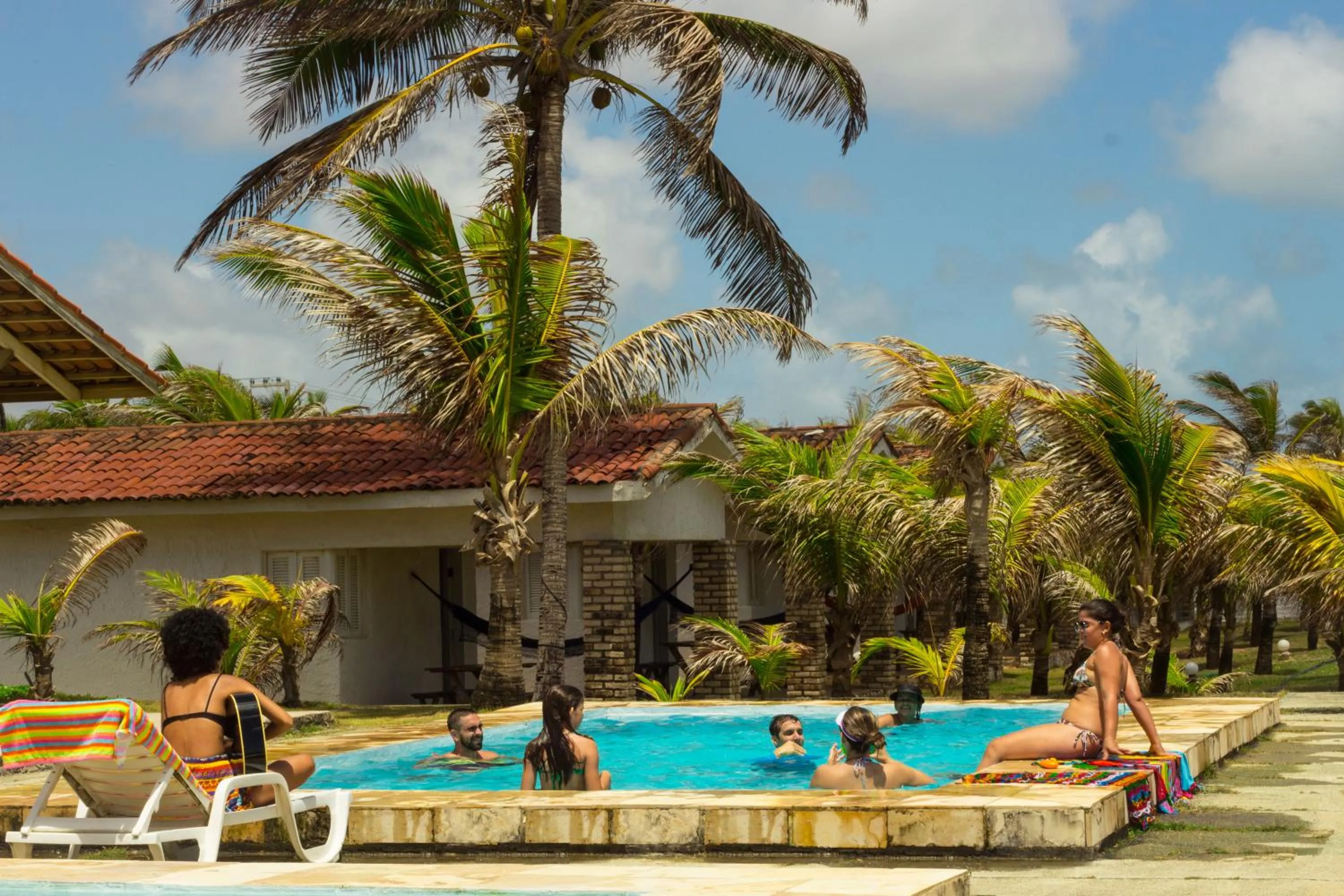 Swimming pool in Pousada Cabanas de Búzios
