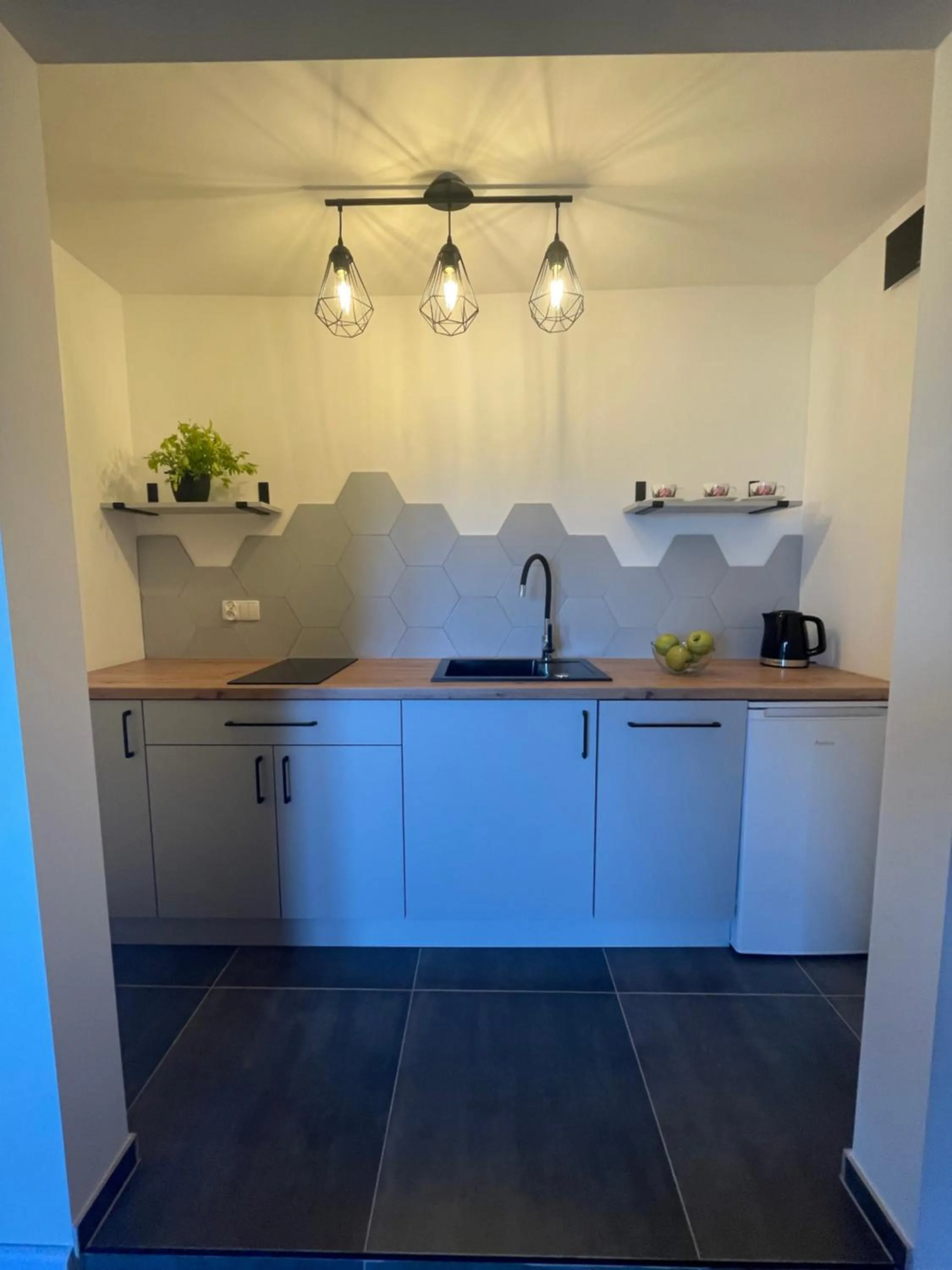 Kitchen or kitchenette in Pokoje Gościnne u Hanki