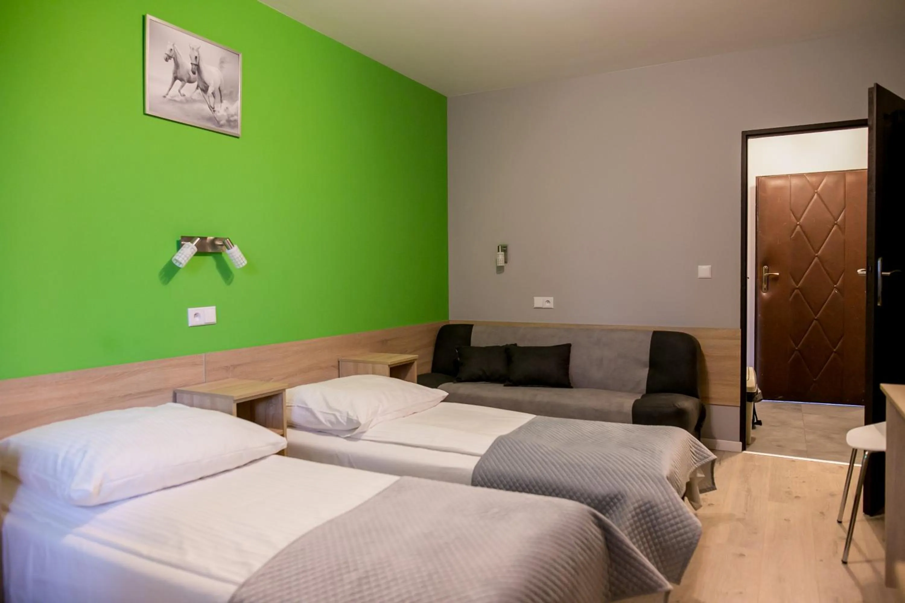 Photo of the whole room, Bed in Eko Hotel Na Wierzynka & Park Pinokia