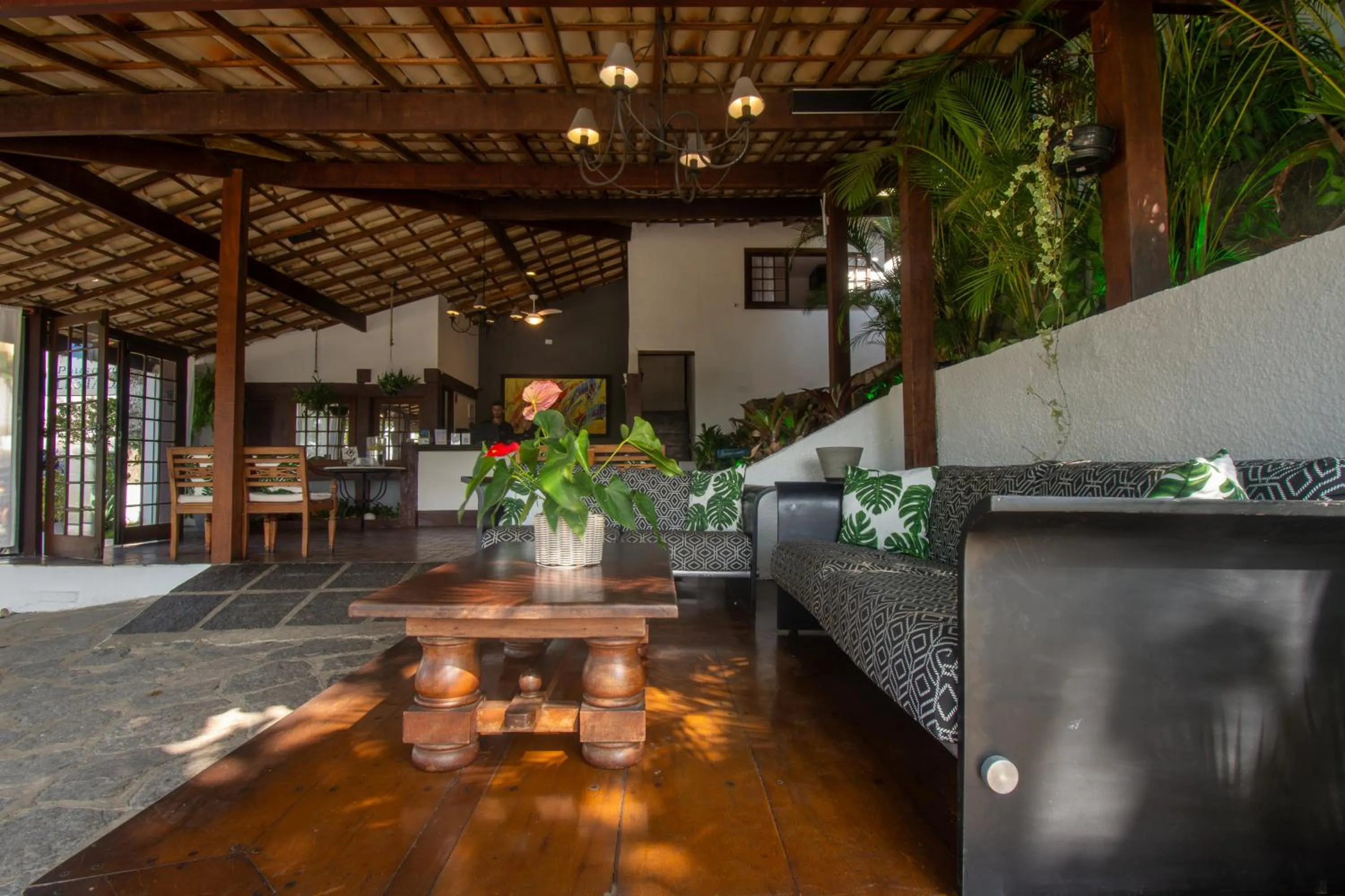 Patio in Pousada Lestada by Latitud Hoteles