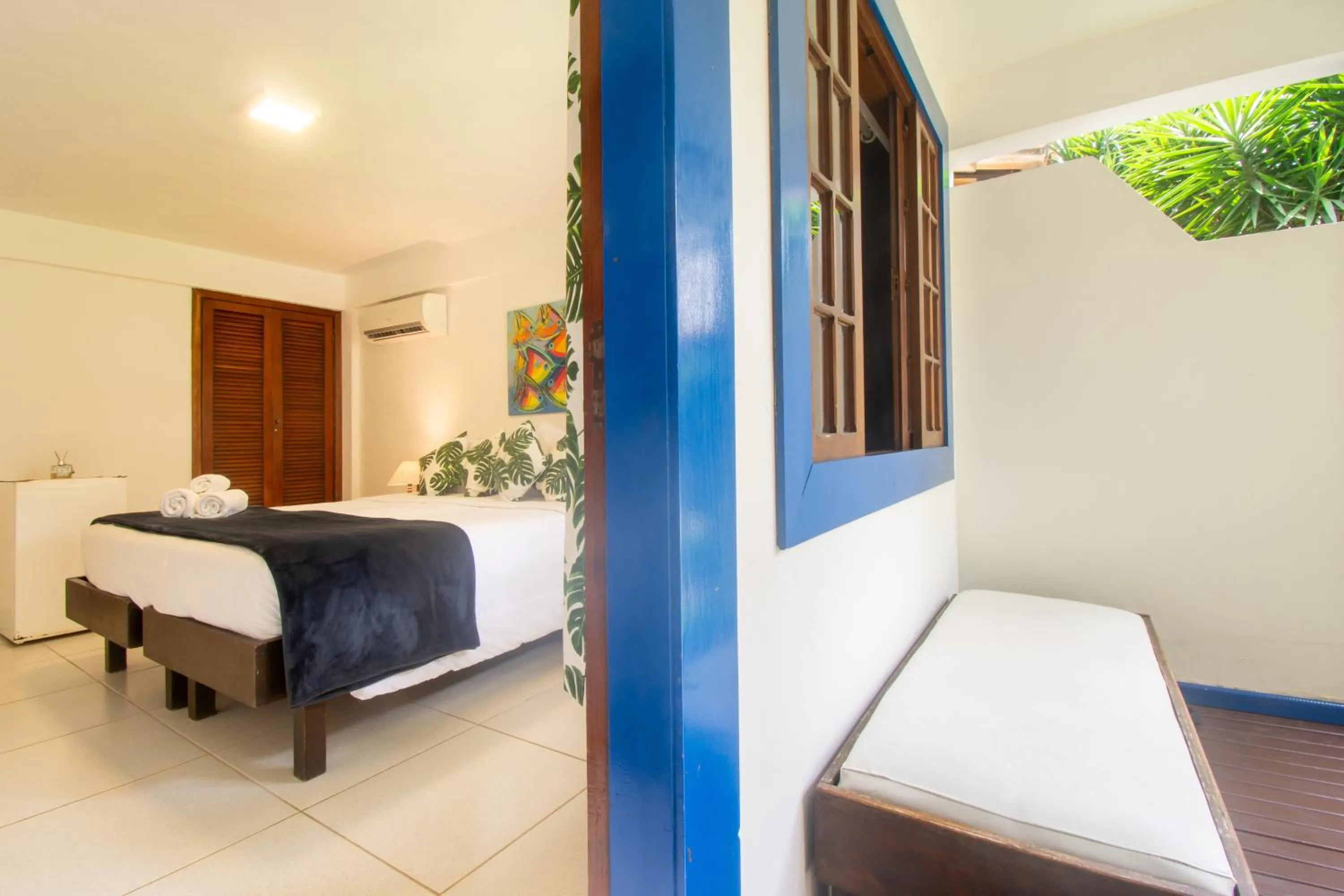 Bed in Pousada Lestada by Latitud Hoteles