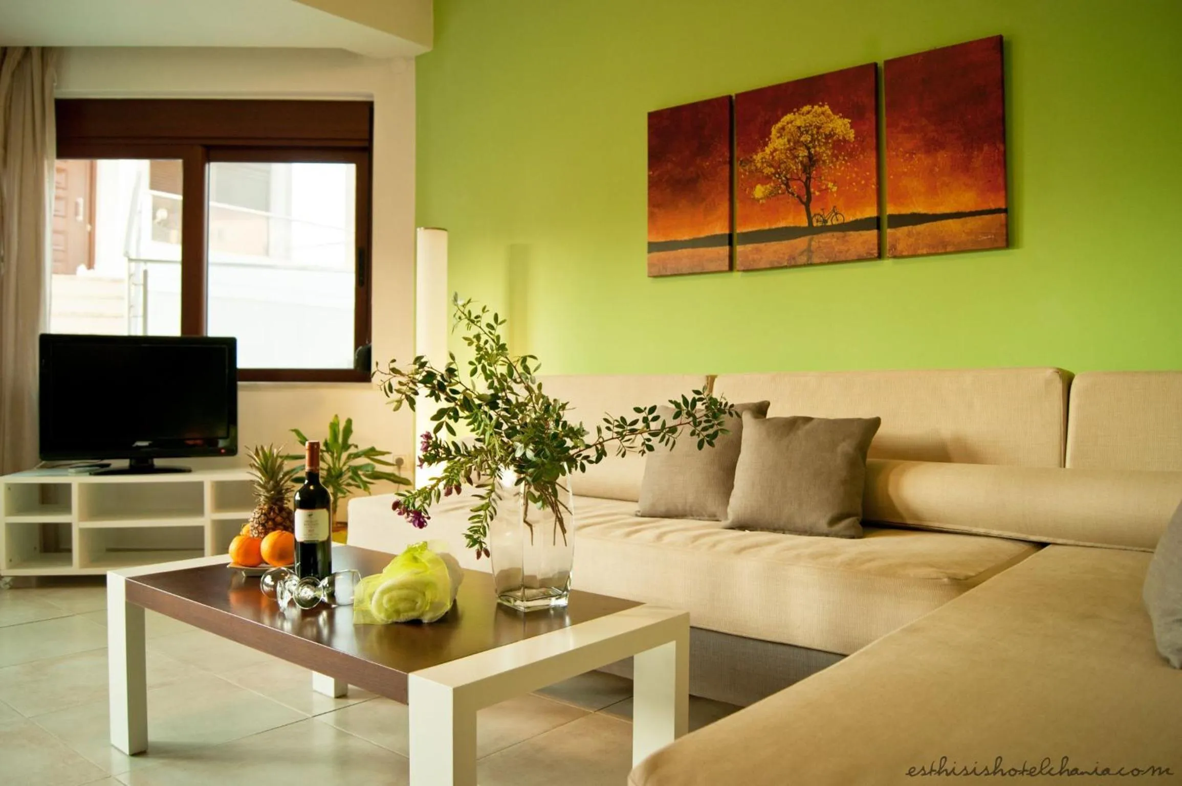 TV and multimedia in Esthisis Suites Chania