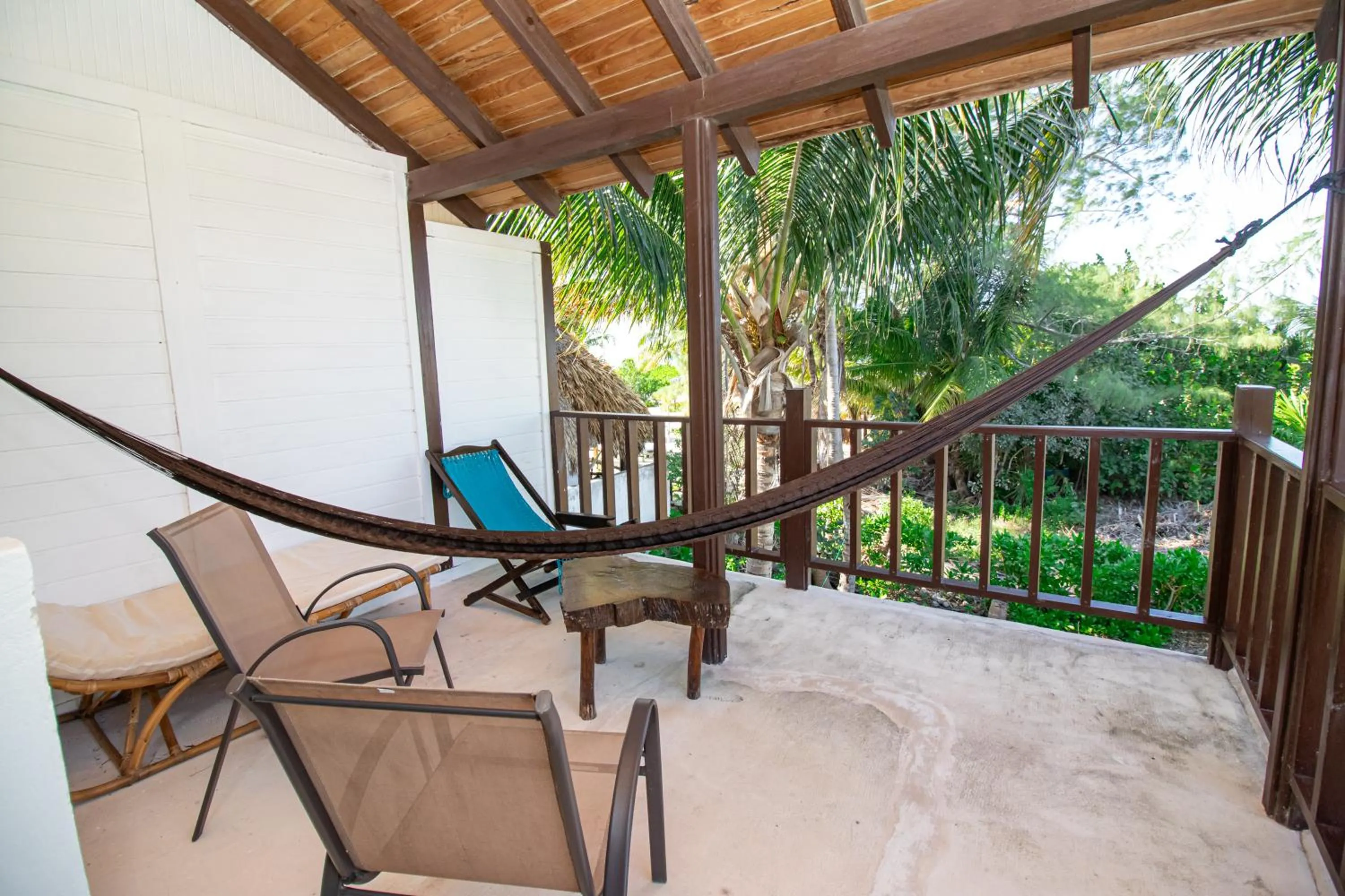 Patio in Hotel Encanto Holbox Beach Front