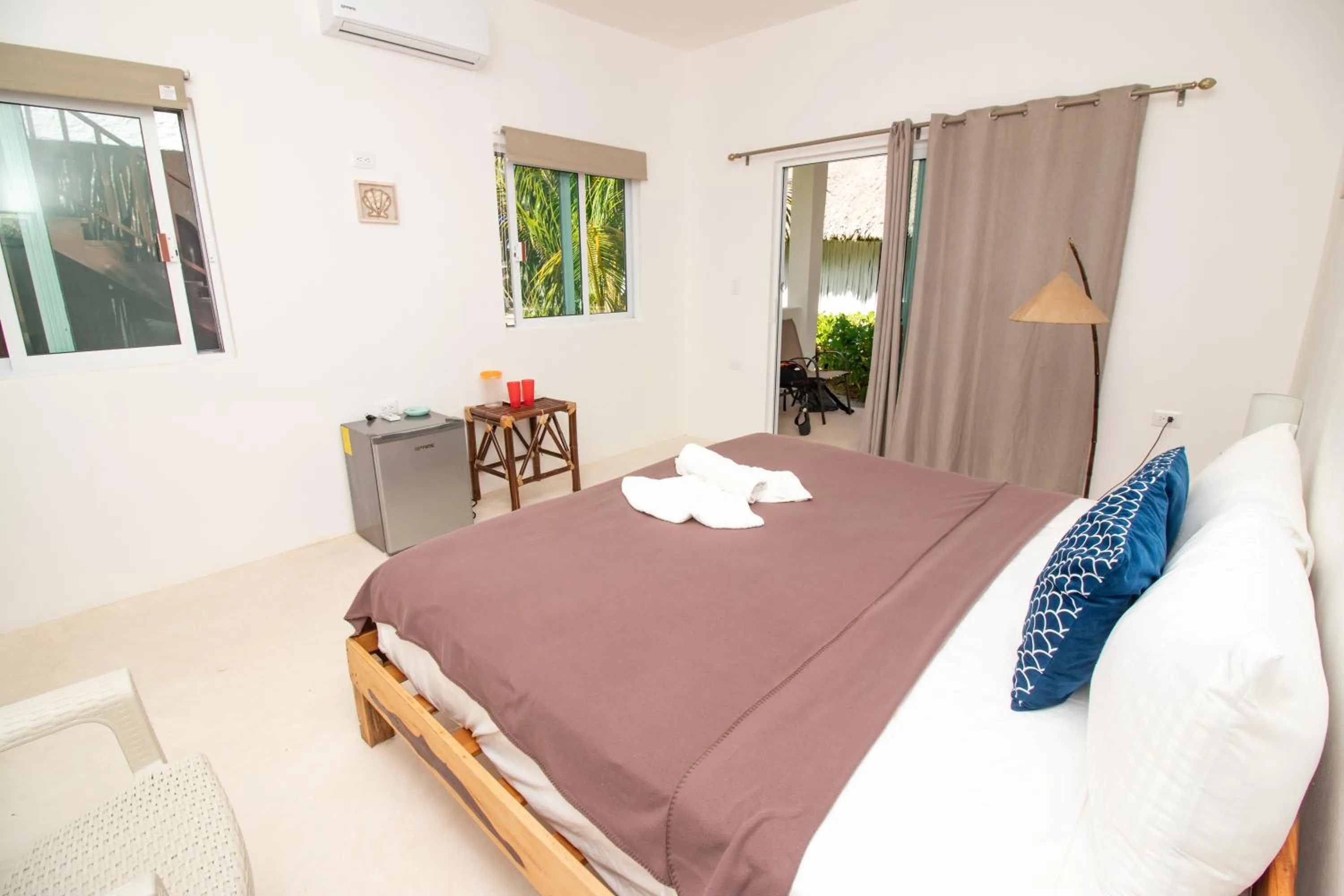 Bed in Hotel Encanto Holbox Beach Front