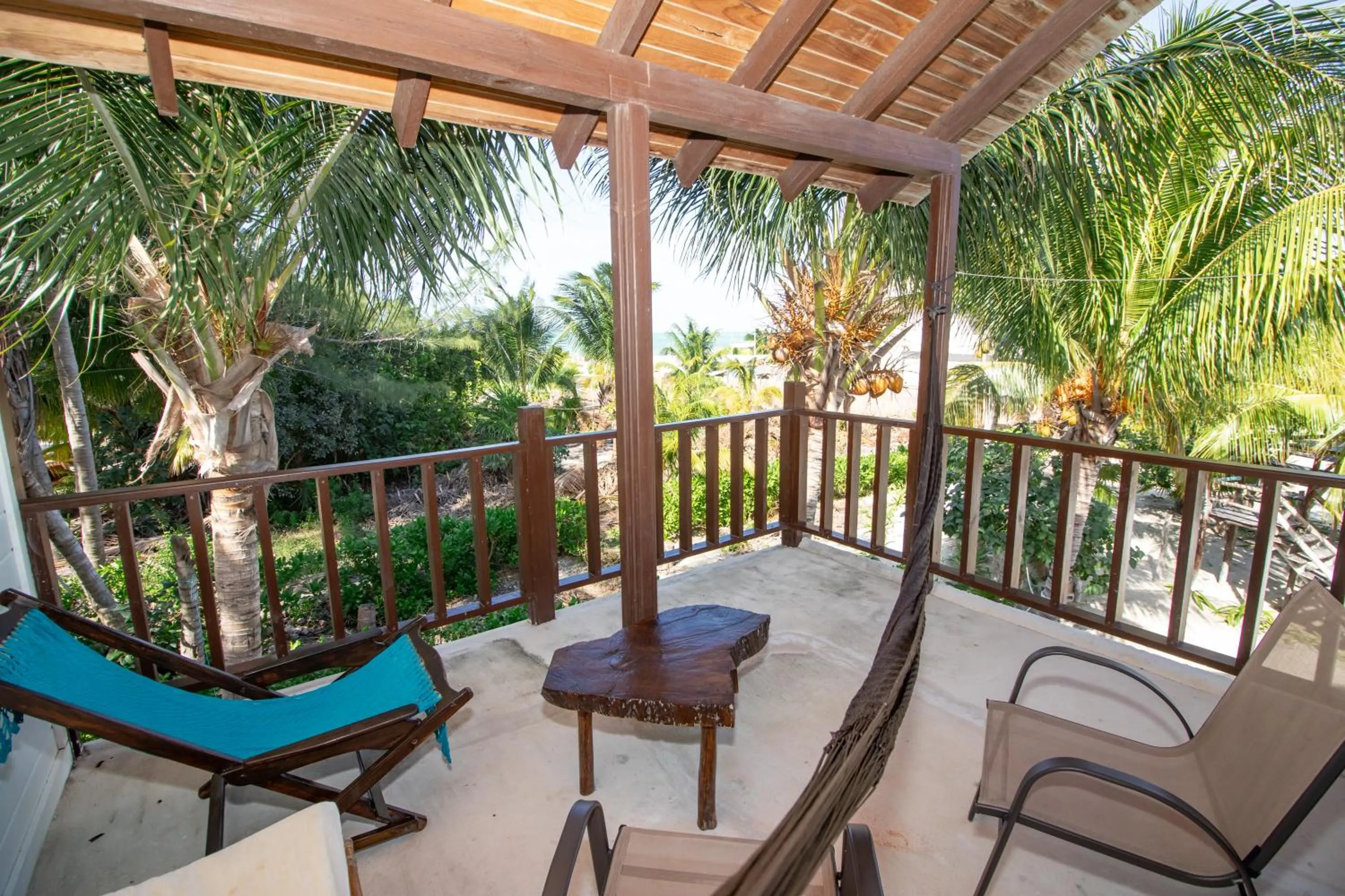 Patio in Hotel Encanto Holbox Beach Front