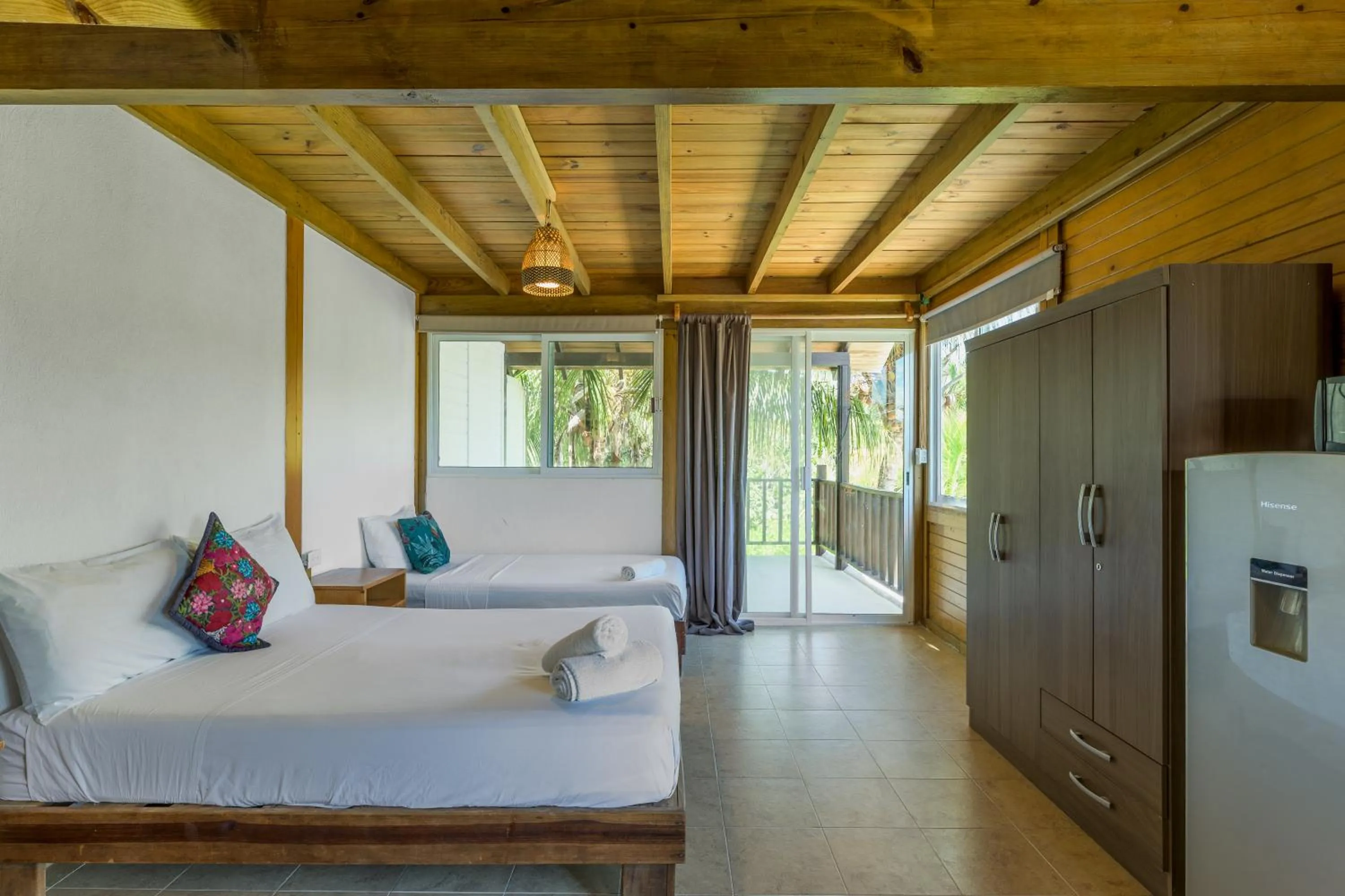 Photo of the whole room, Bed in Tekio Beach Hotel