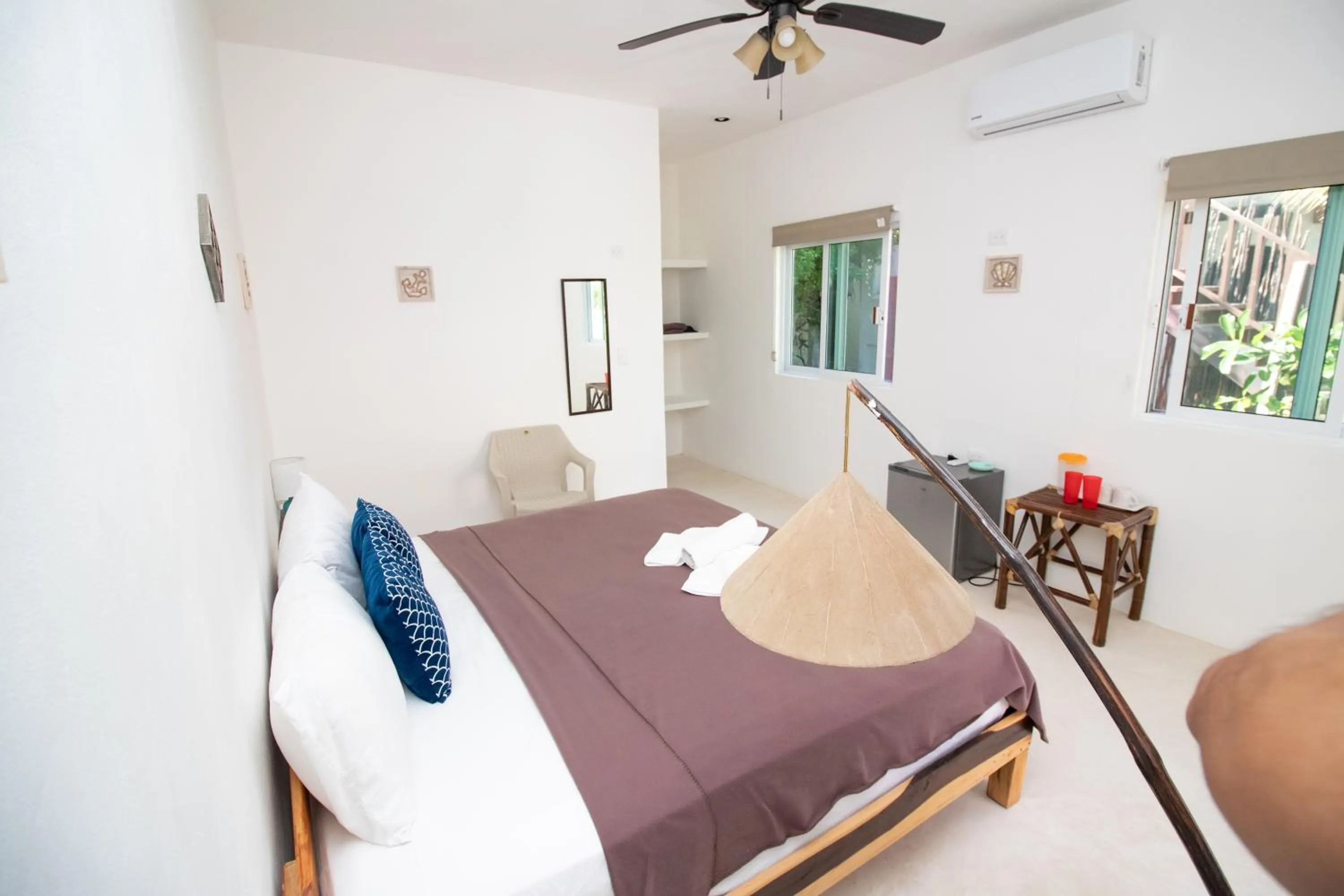 Bedroom, Bed in Hotel Encanto Holbox Beach Front