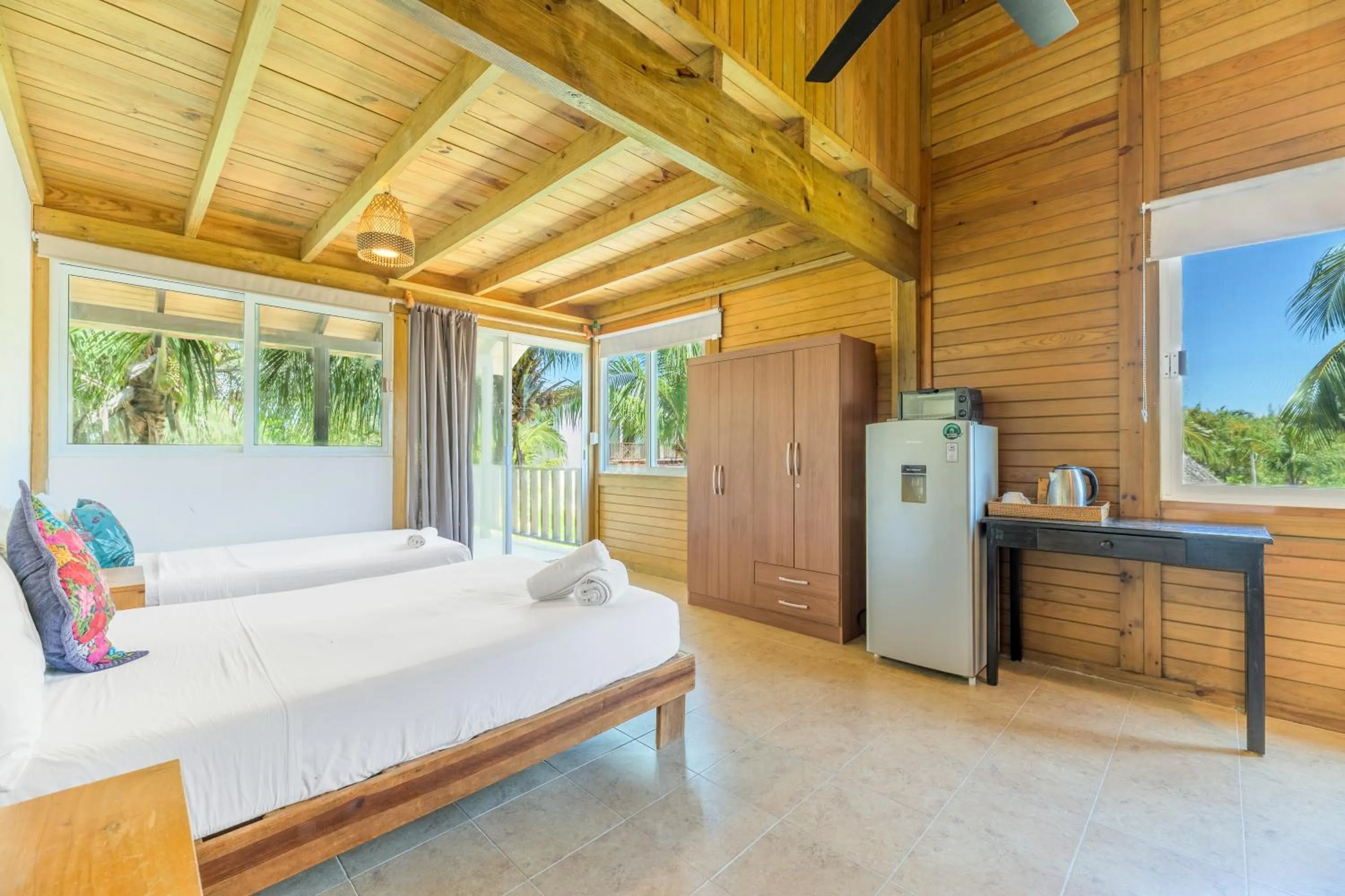 Photo of the whole room, Bed in Tekio Beach Hotel