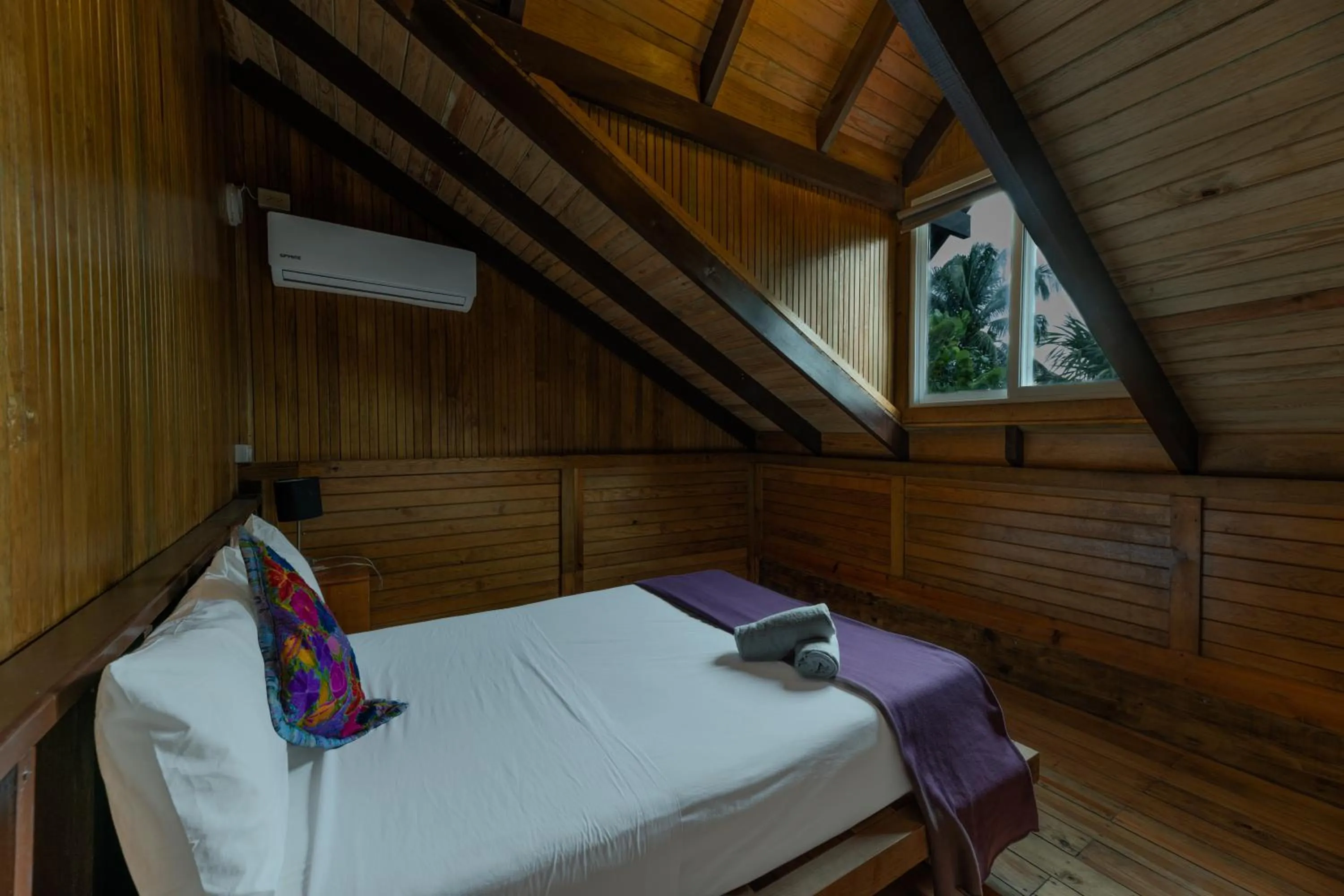 Bed in Tekio Beach Hotel