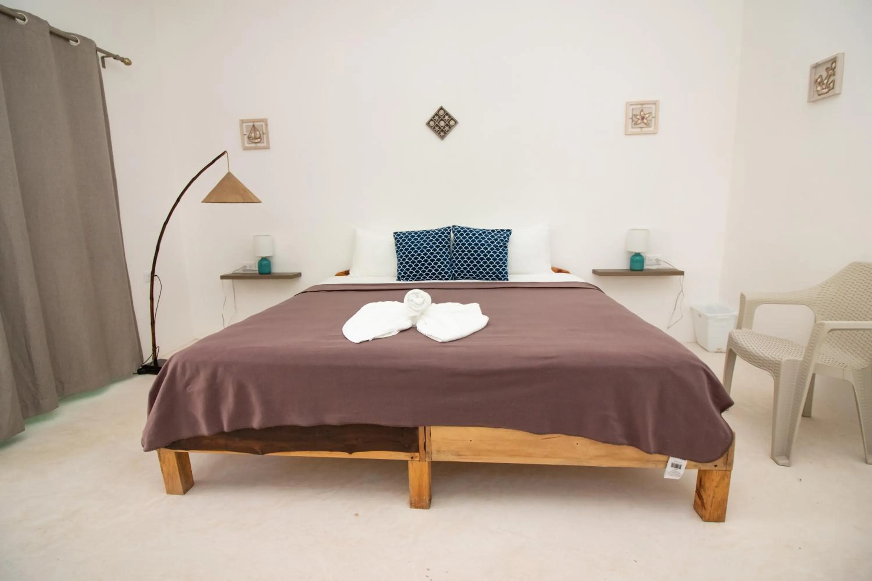 Bed in Hotel Encanto Holbox Beach Front