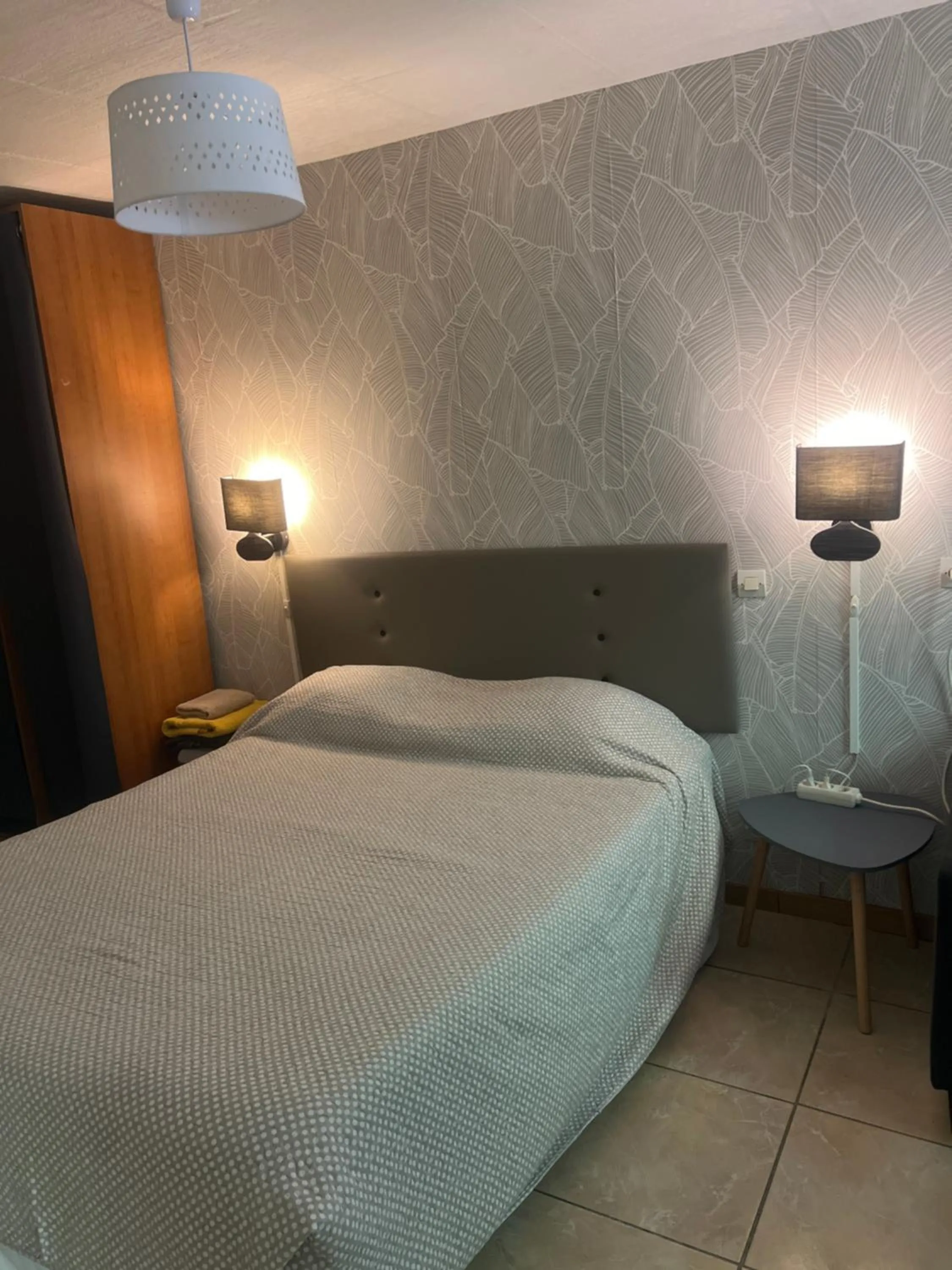 Bed in La Chaumiere d Agde