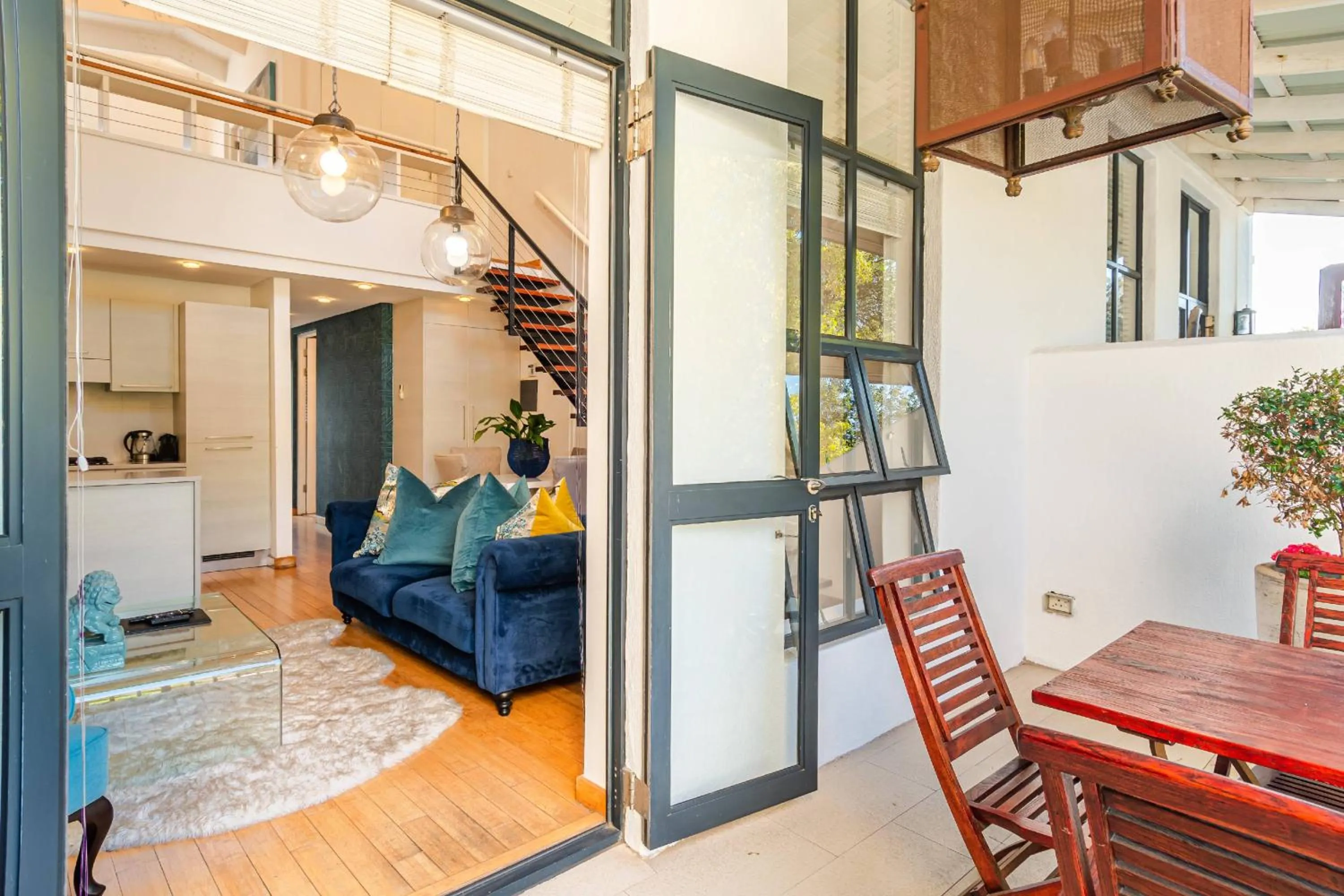 Patio in The Ivy Apartments Franschhoek