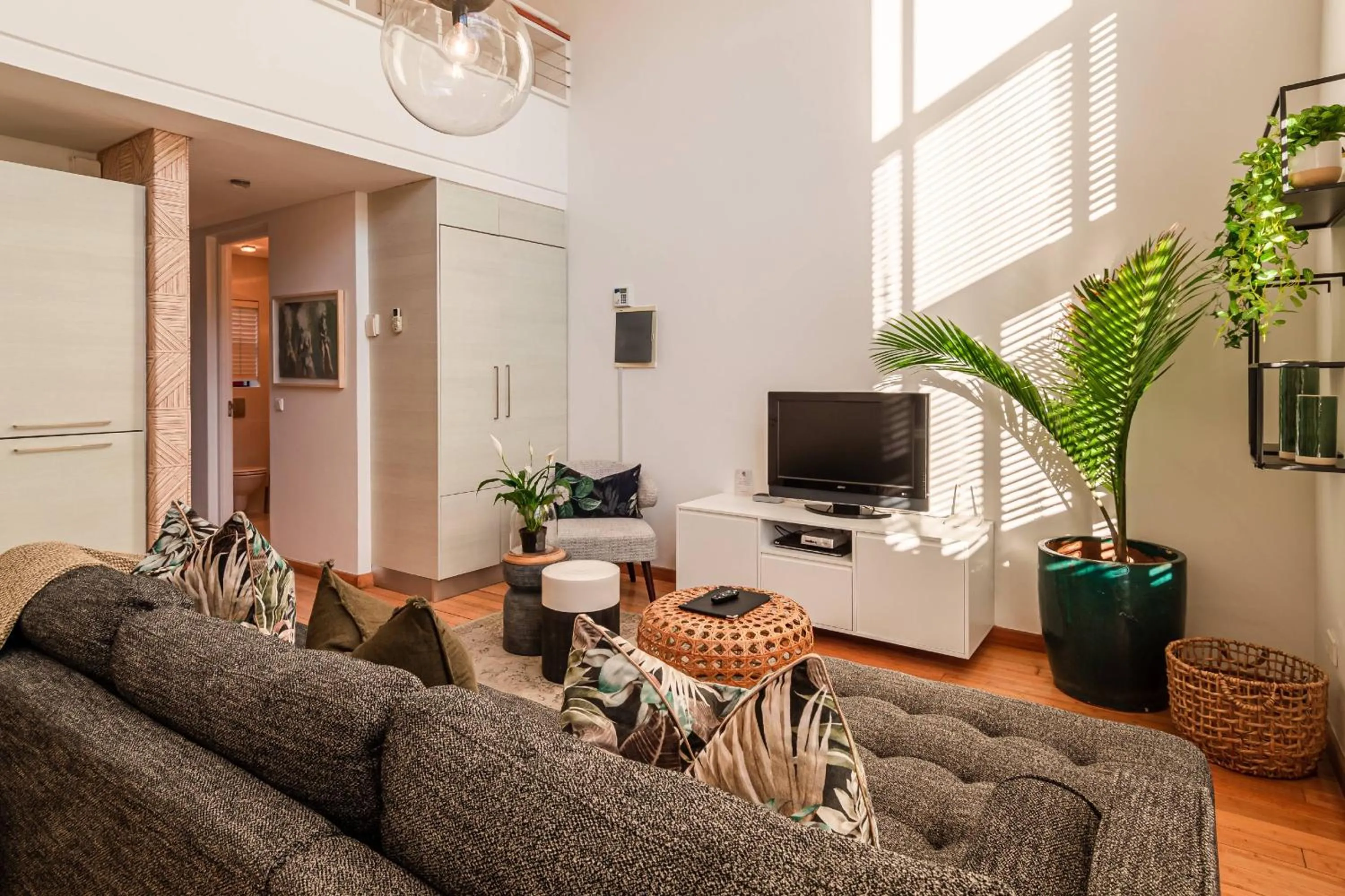 Living room in The Ivy Apartments Franschhoek