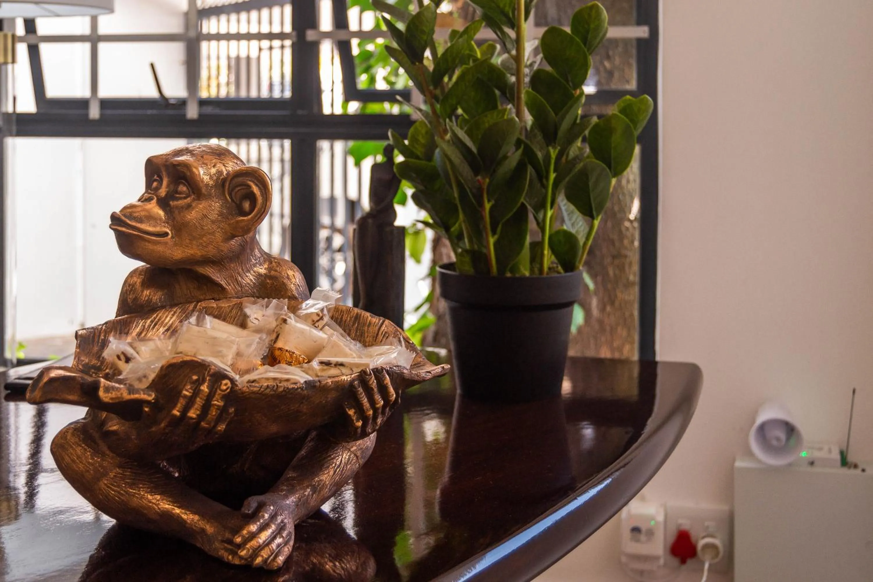 Communal lounge/ TV room in The Ivy Apartments Franschhoek