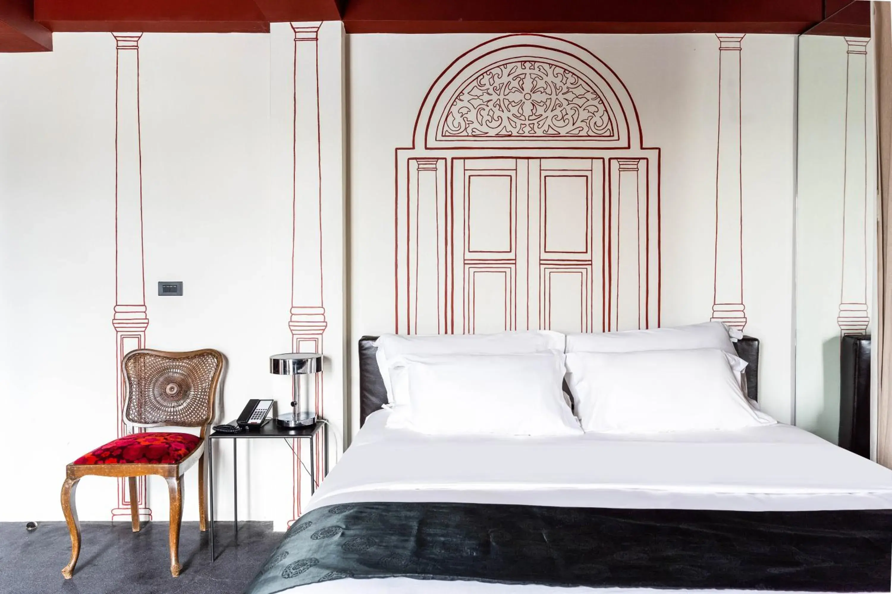 Bed in Amdaeng Bangkok Riverside Hotel Bed in Amdaeng Bangkok Riverside Hotel