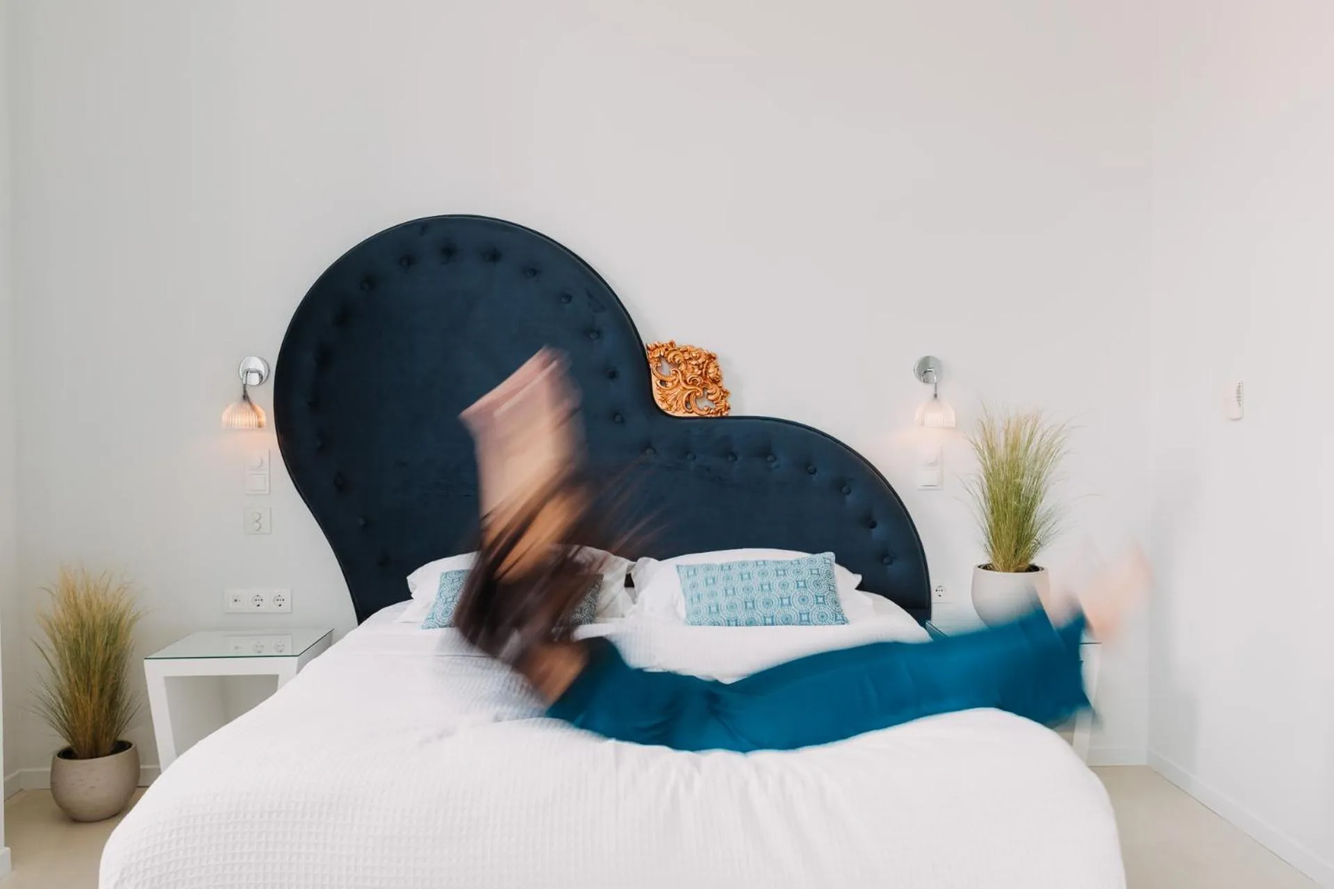 People, Bed in 5 Hermoupolis Concept Sites