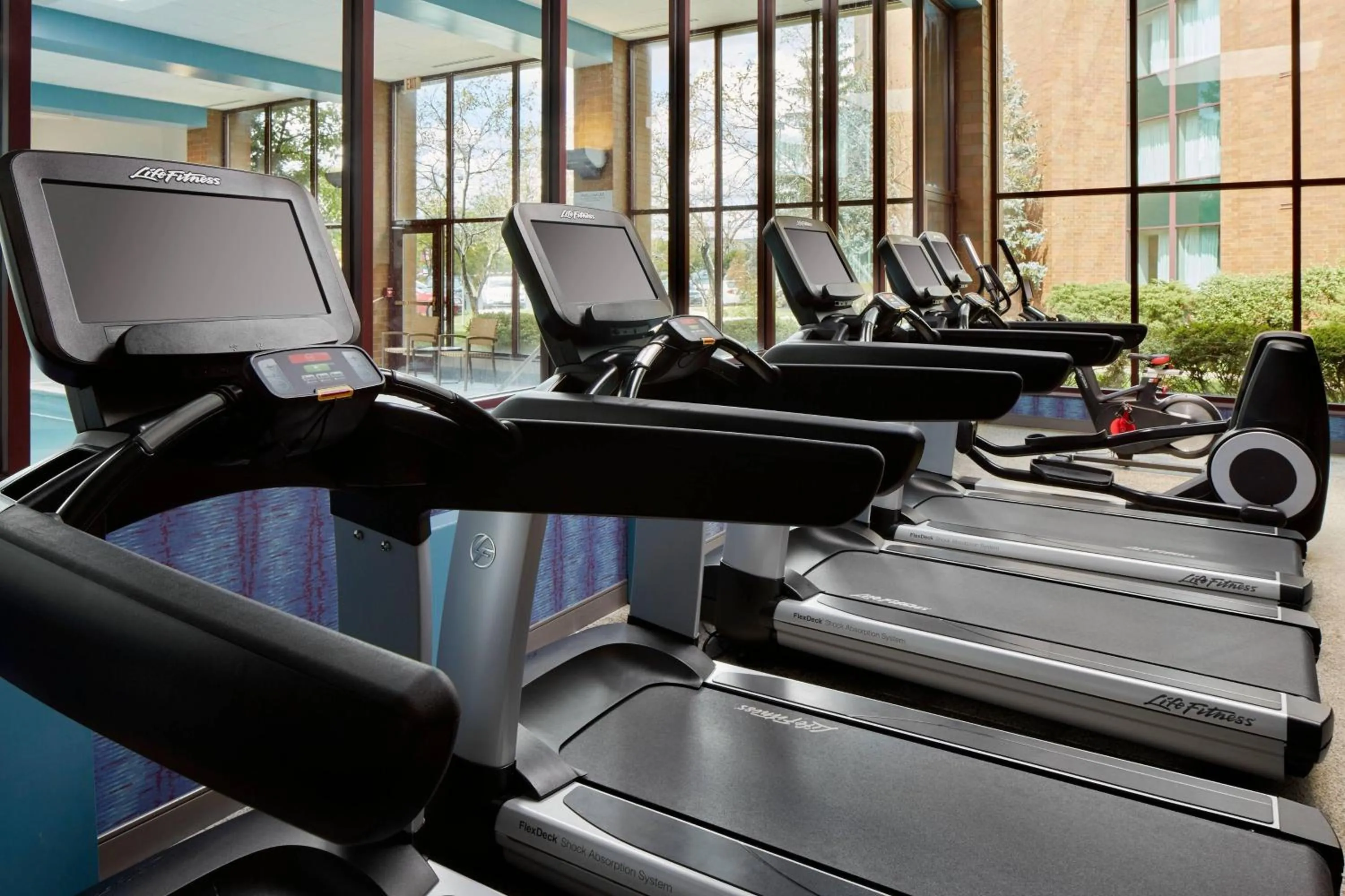 Fitness centre/facilities in Marriott Cincinnati Northeast