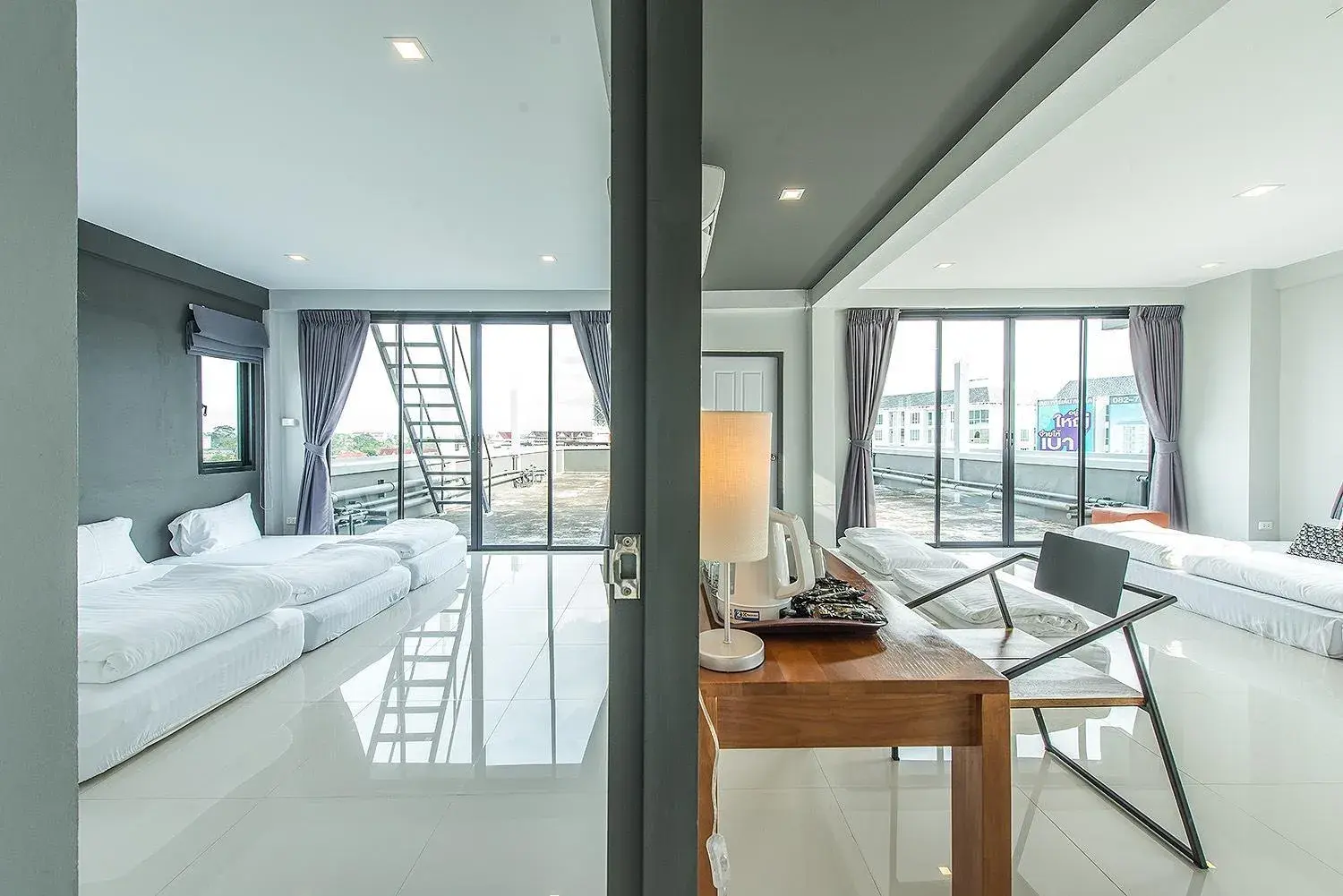 Living room, Bed in Sleep Station Living room, Bed in Sleep Station