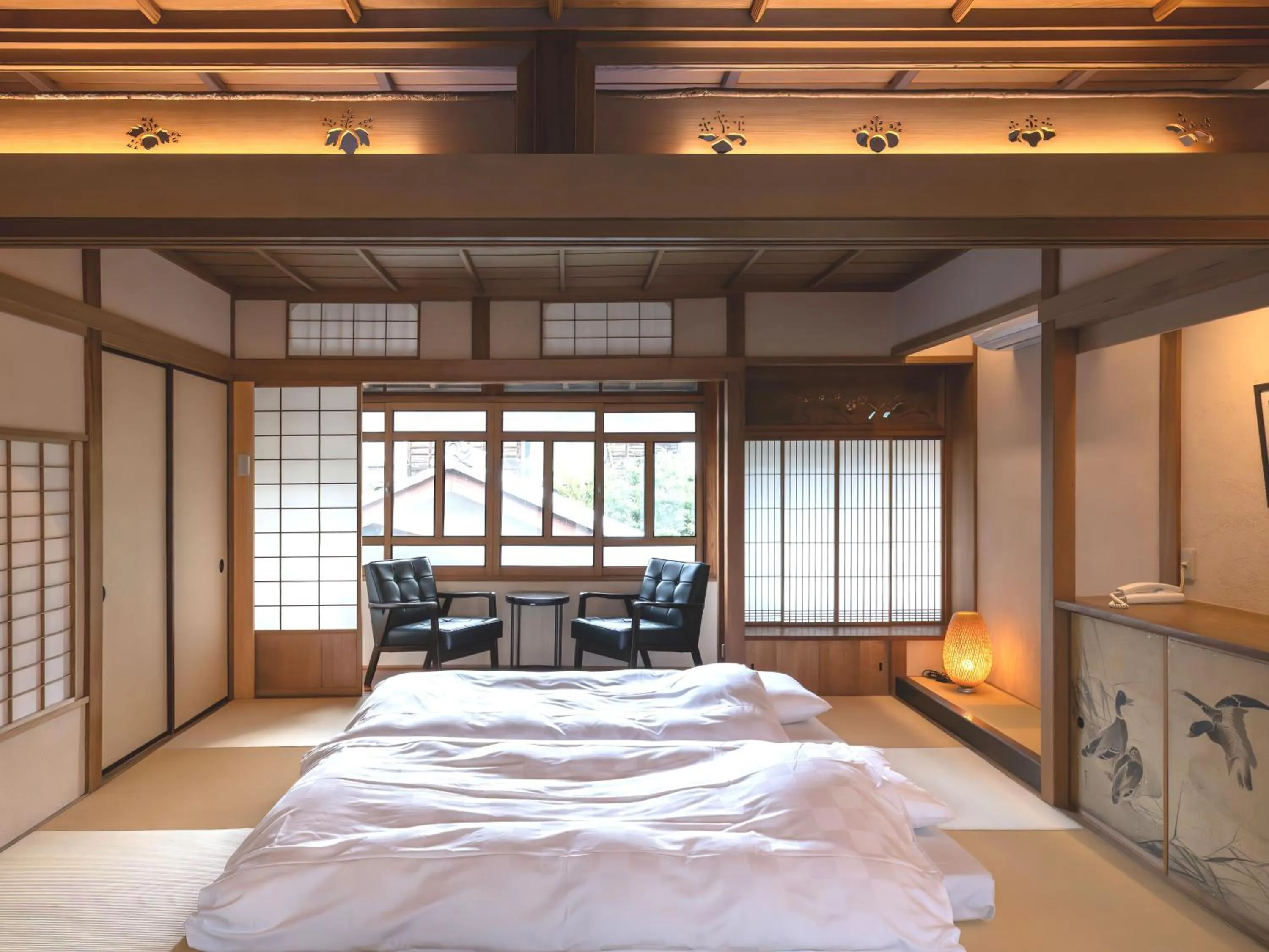 Photo of the whole room, Bed in Machiya Hotel oyado baison
