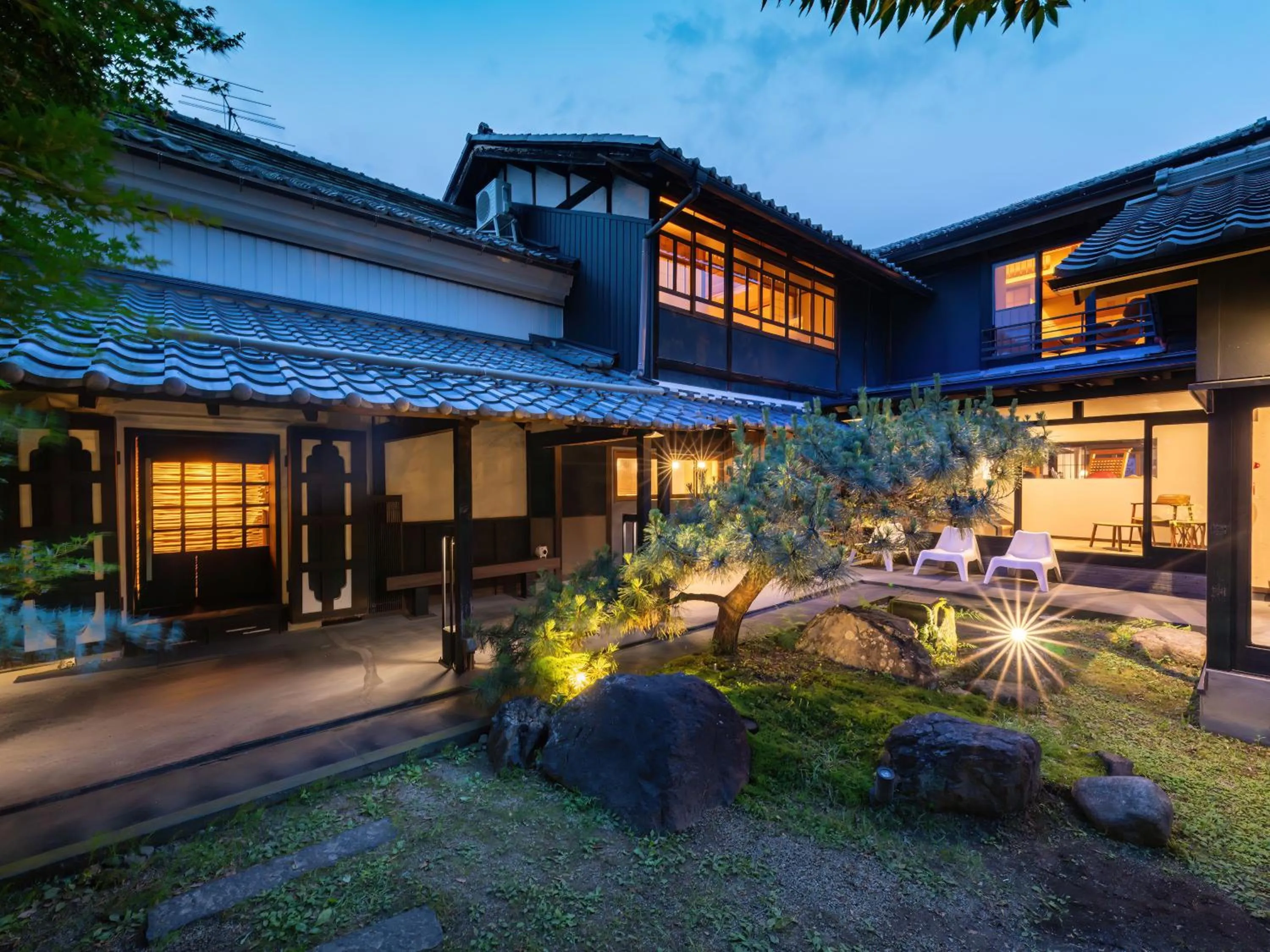 Garden view in Machiya Hotel oyado baison