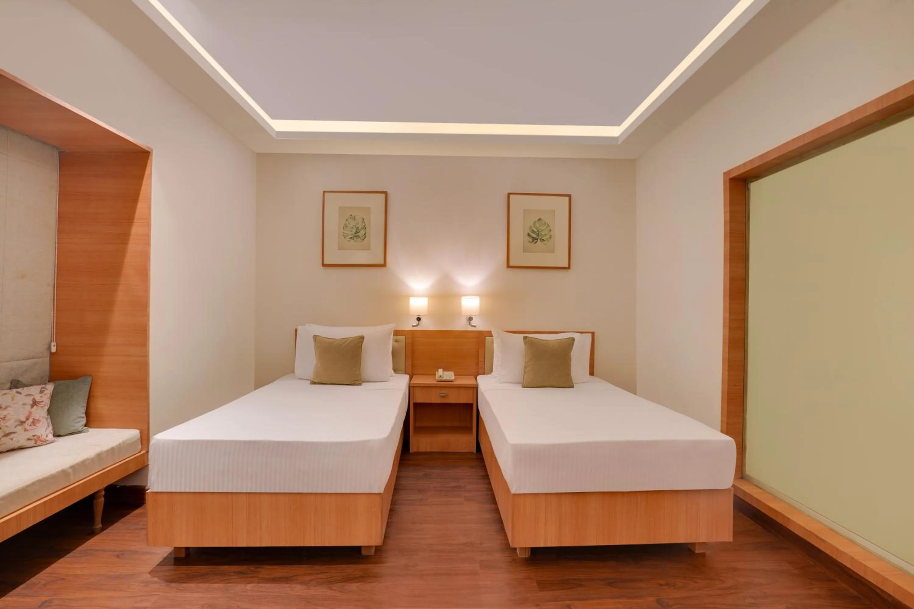 Bed in Lemon Tree Resort, Mussoorie