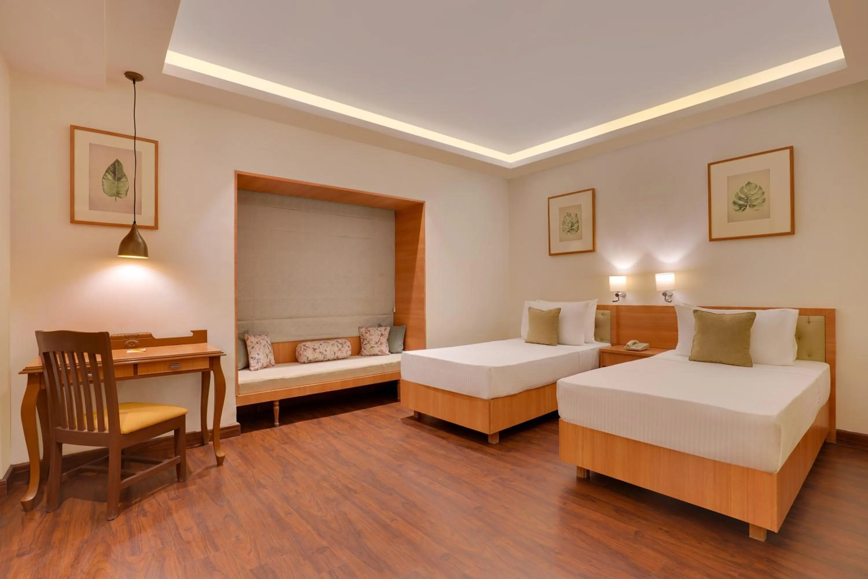 Bed in Lemon Tree Resort, Mussoorie