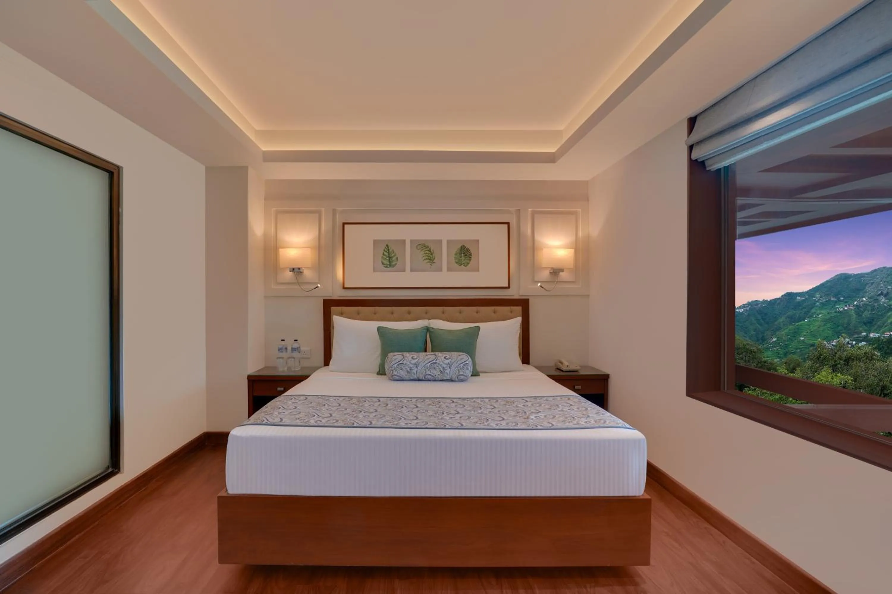 Bed in Lemon Tree Resort, Mussoorie