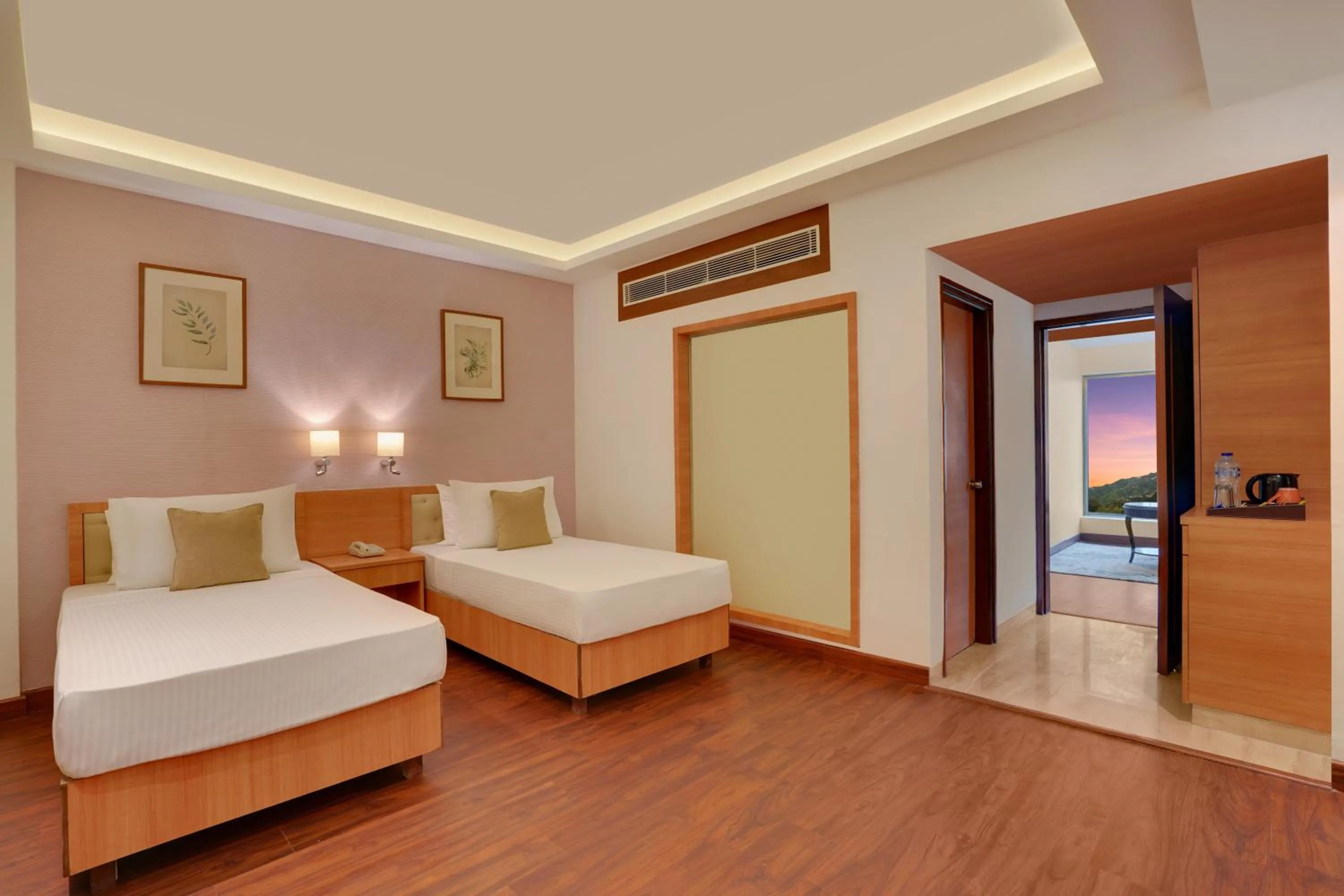 Bedroom, Bed in Lemon Tree Resort, Mussoorie