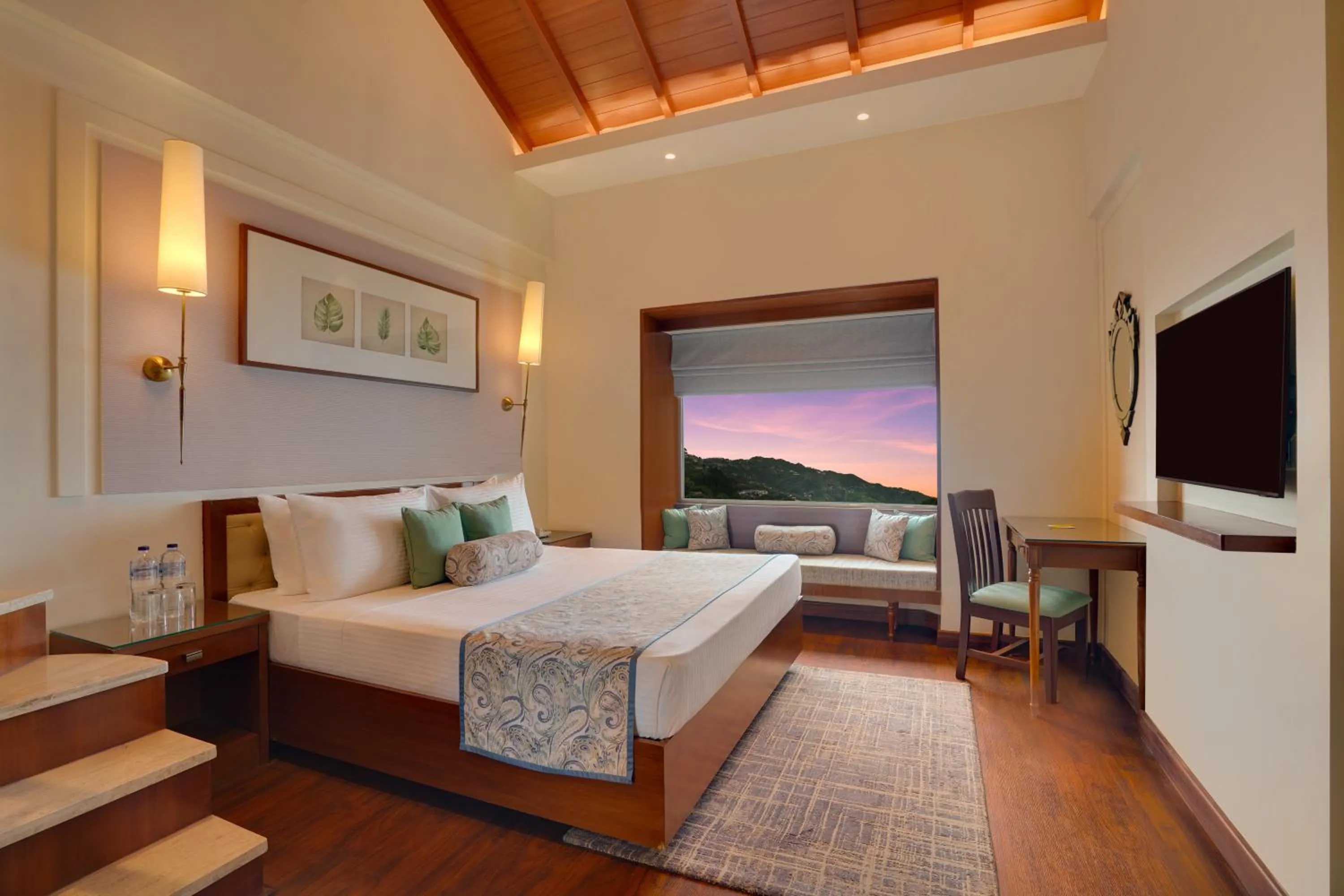 View (from property/room), Bed in Lemon Tree Resort, Mussoorie