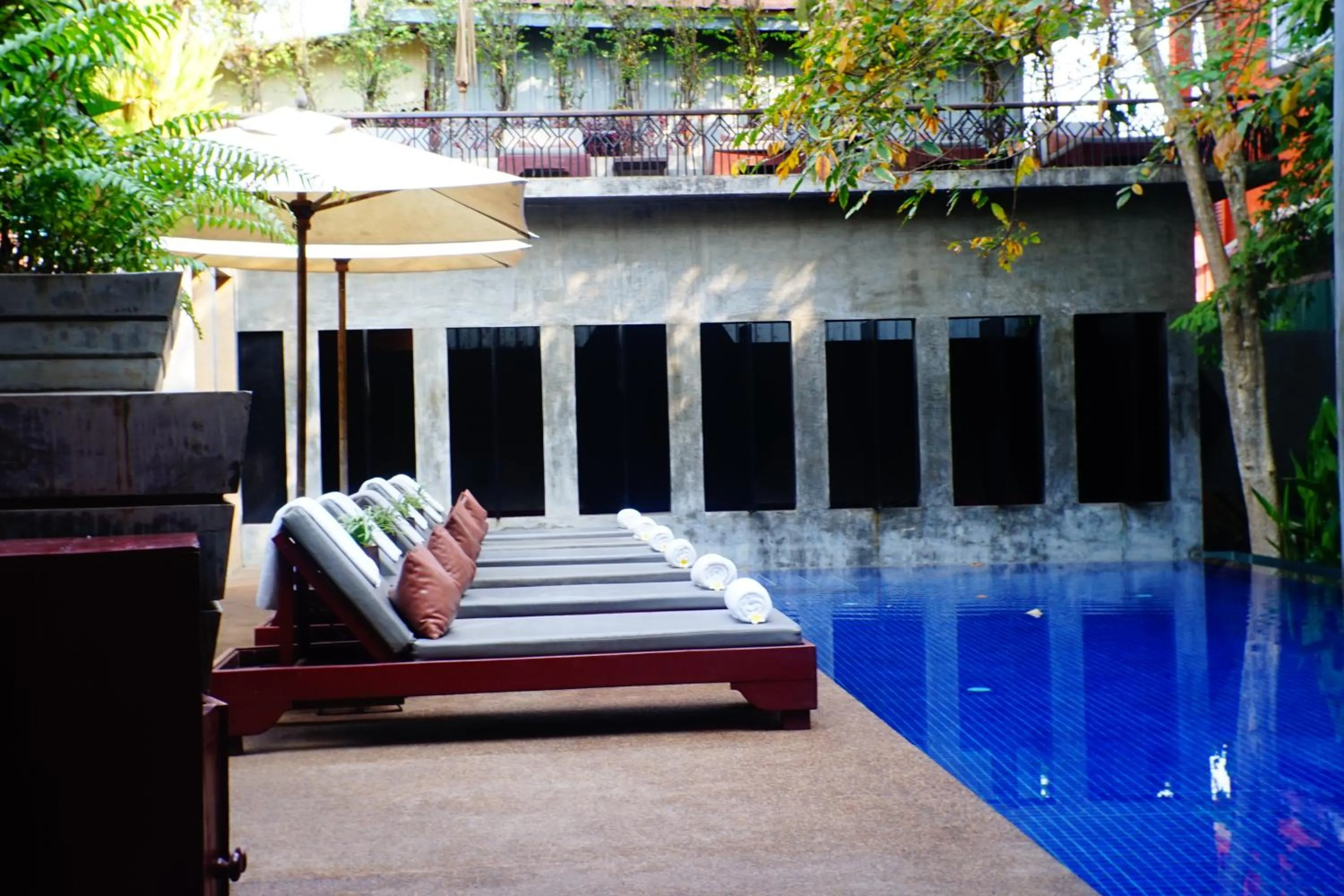 Swimming pool in Golden Temple Villa