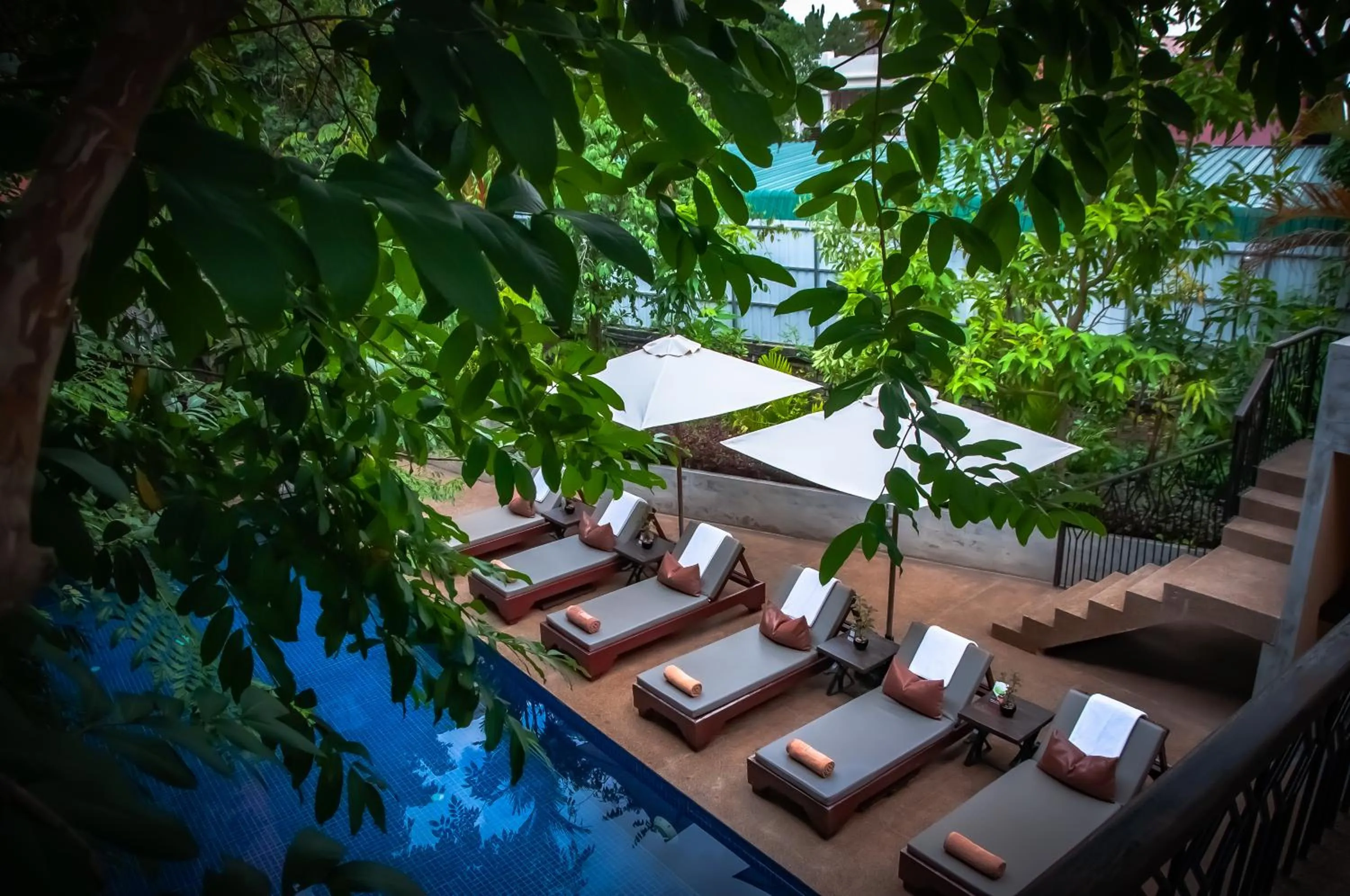 Swimming pool in Golden Temple Villa