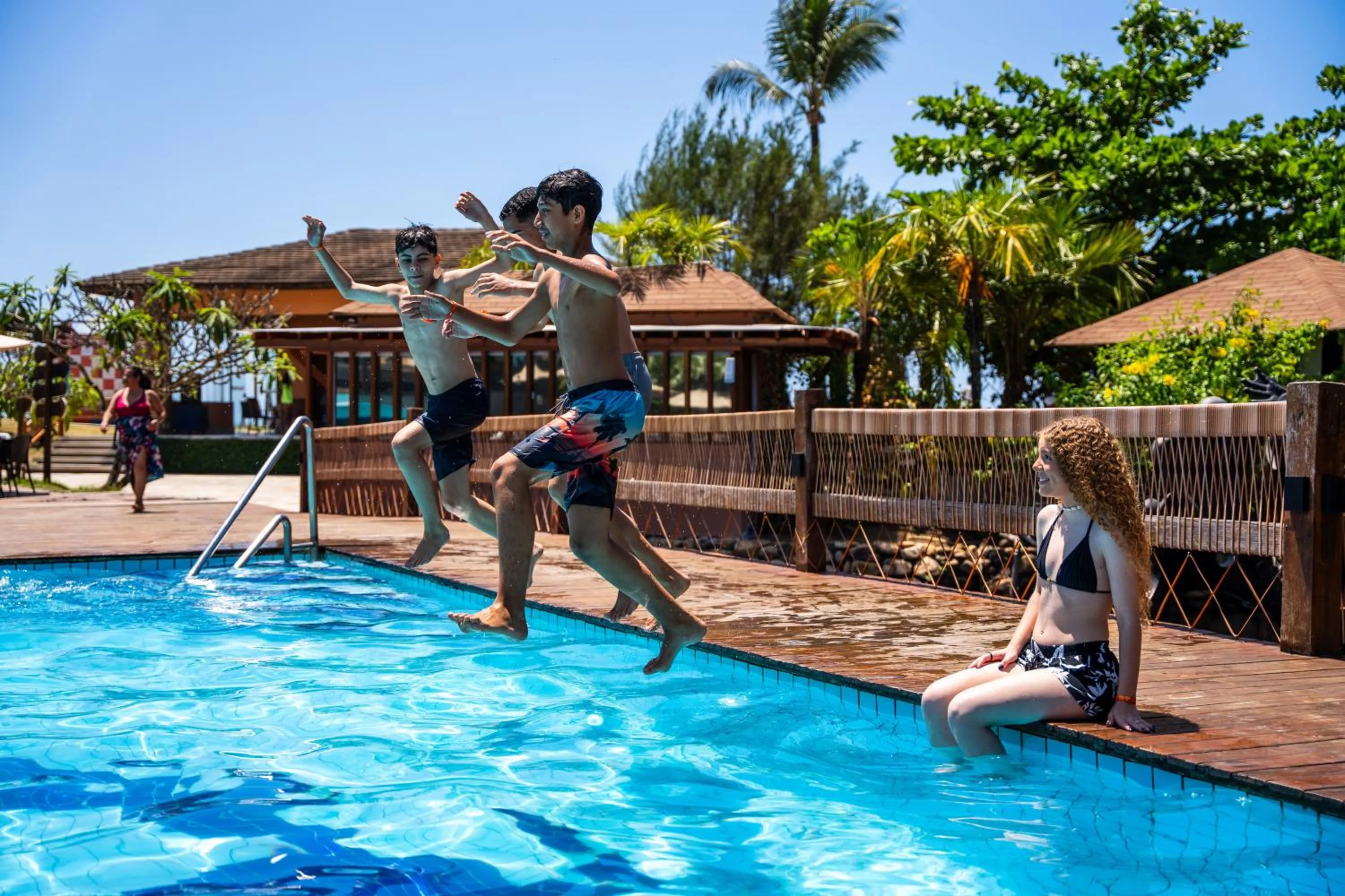 People in Cana Brava All Inclusive Resort