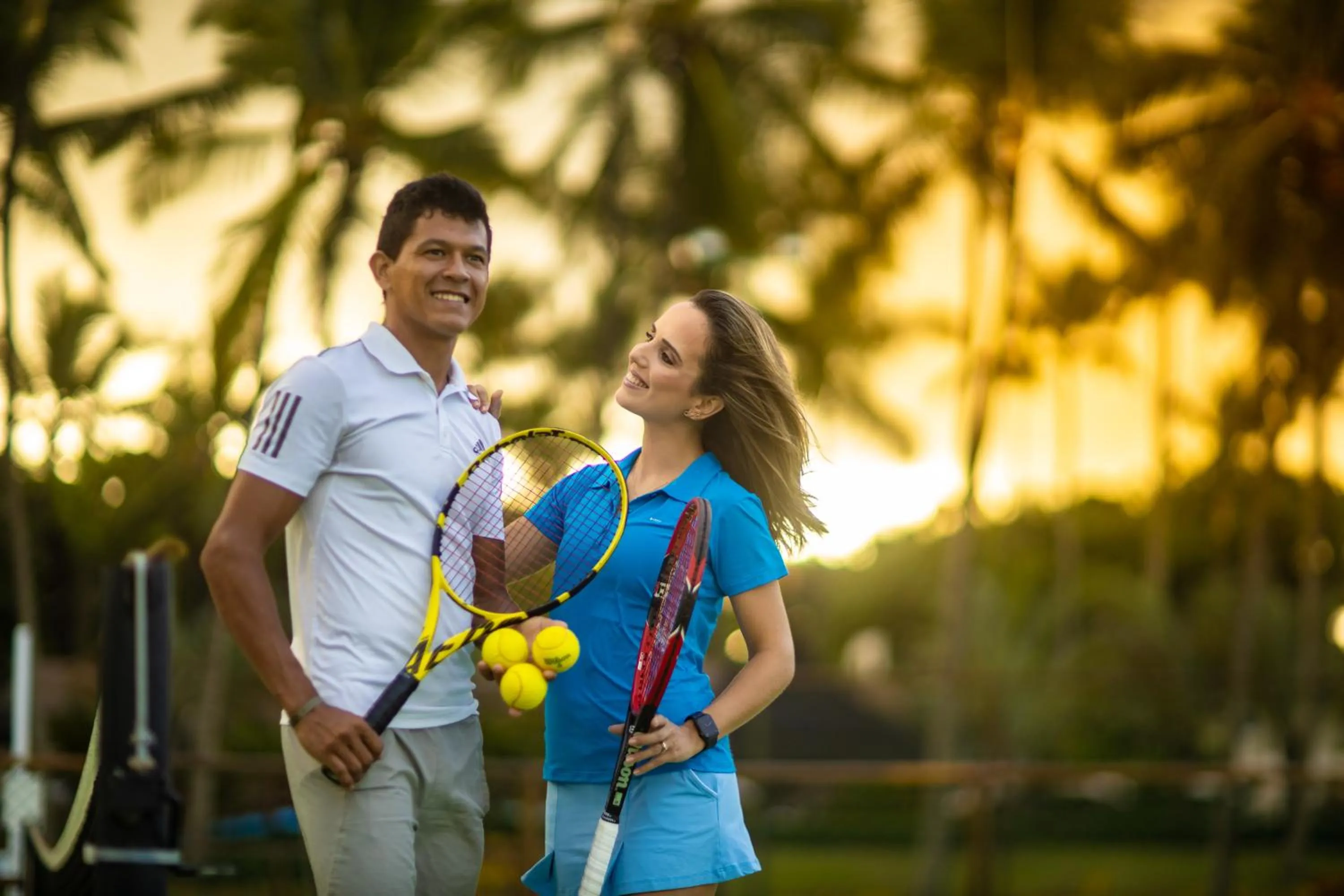 Tennis court in Cana Brava All Inclusive Resort