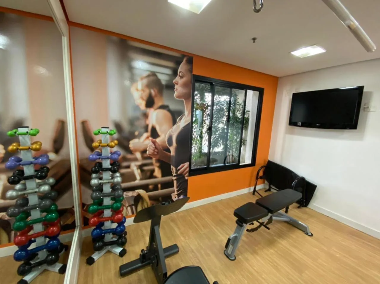 Fitness centre/facilities in Clarion Faria Lima