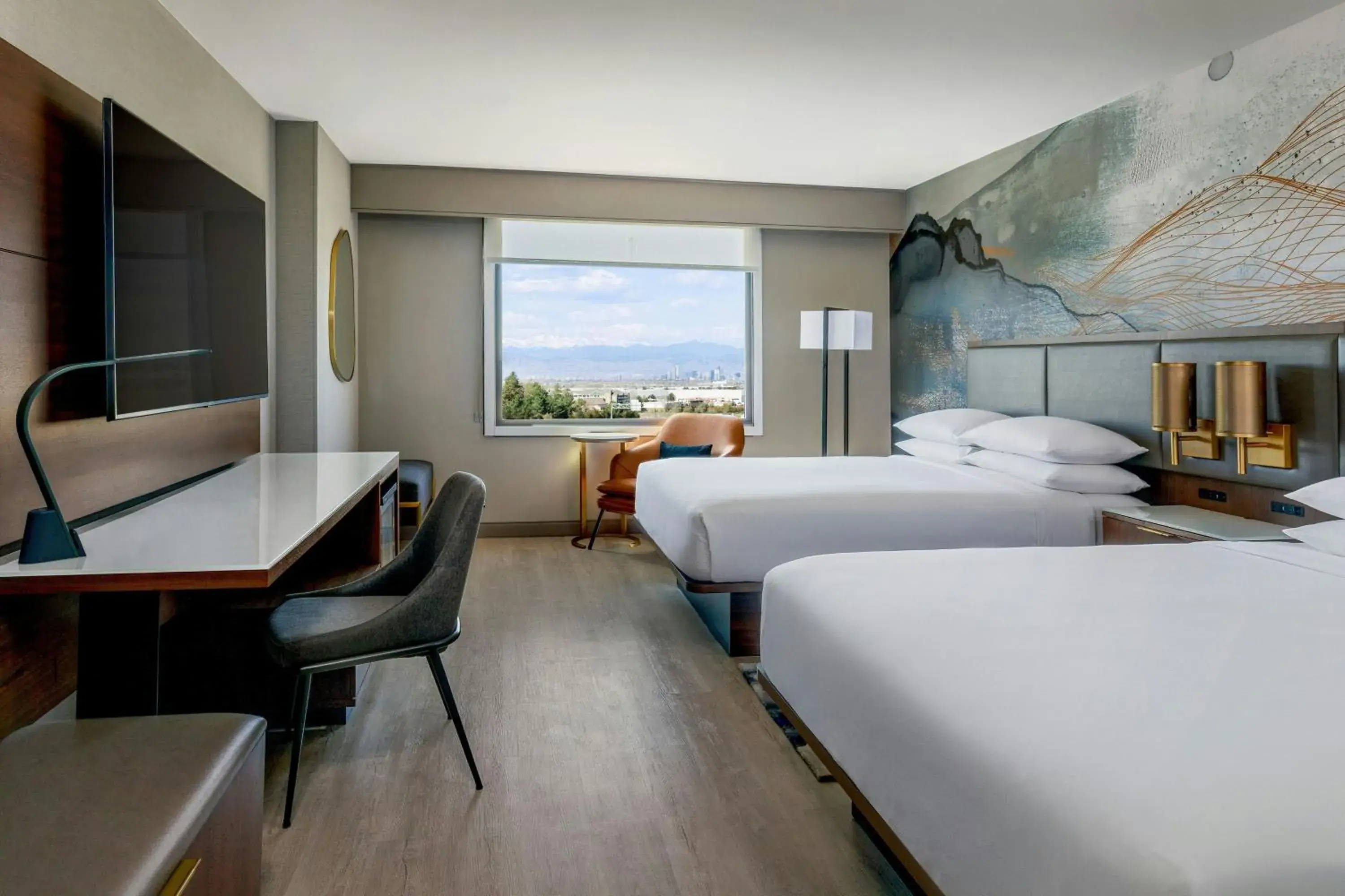 Double Room in Denver Airport Marriott at Gateway Park Double Room in Denver Airport Marriott at Gateway Park