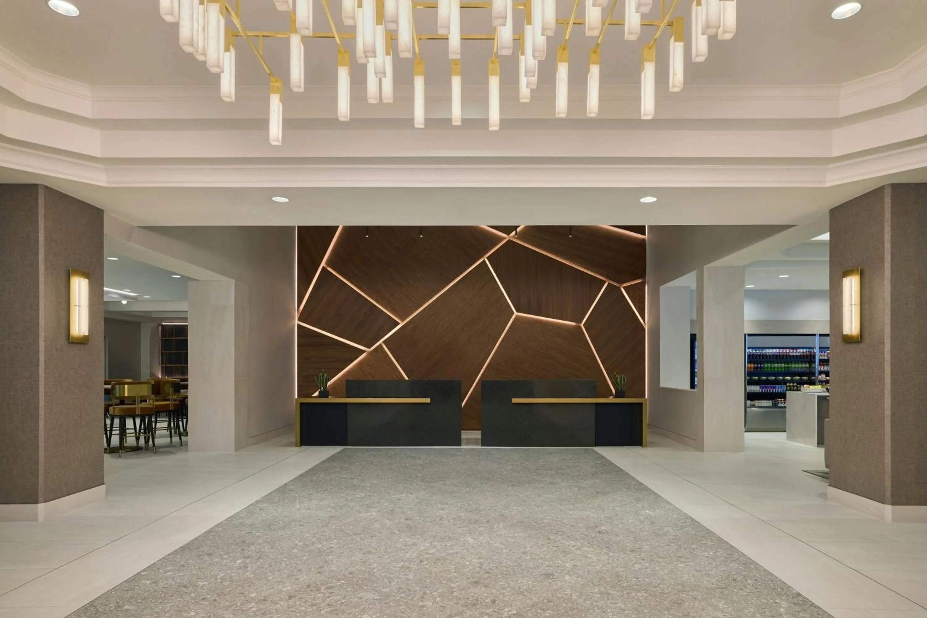 Lobby or reception in Denver Airport Marriott at Gateway Park