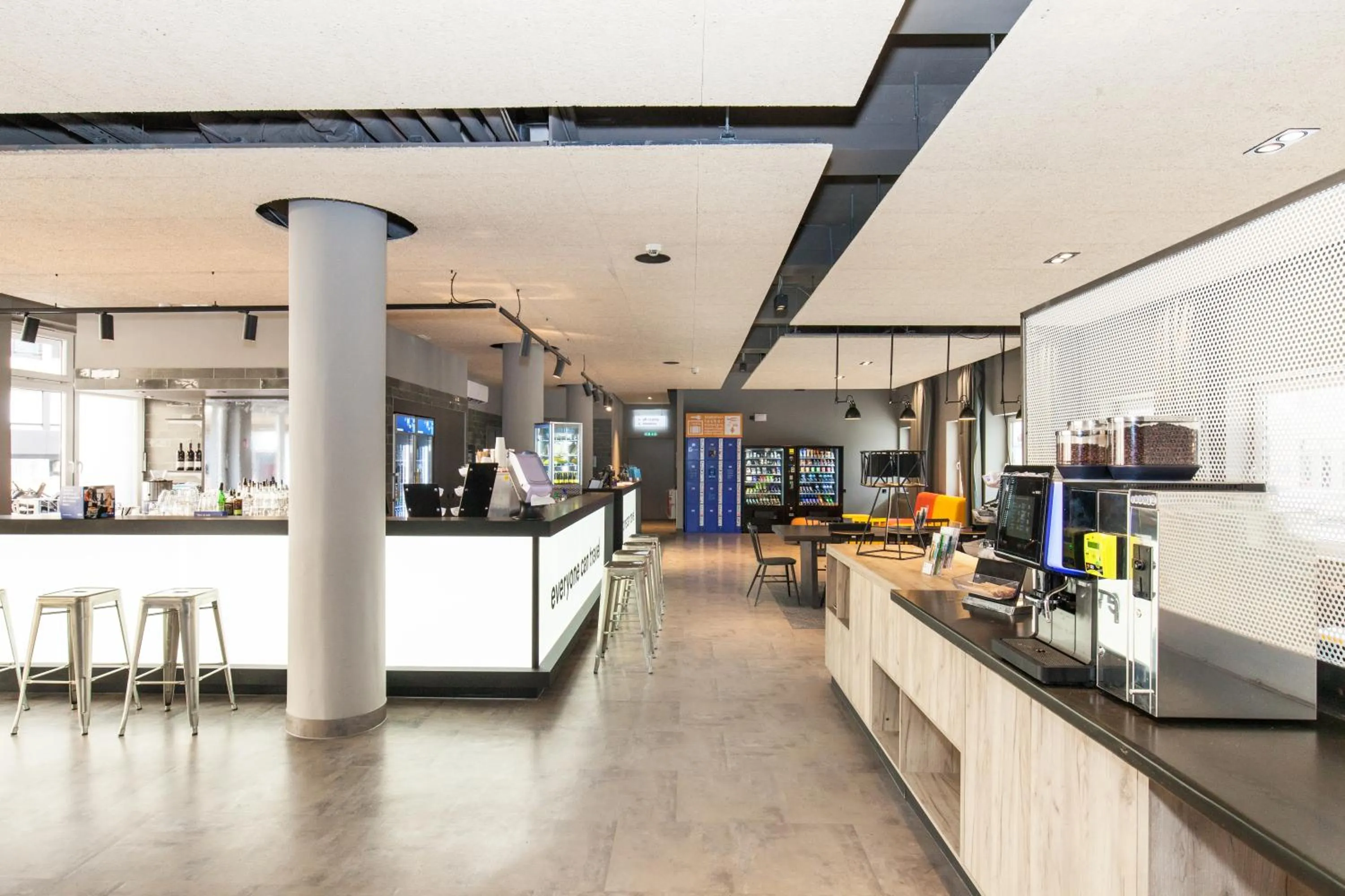 Lobby or reception in a&o Nürnberg Hauptbahnhof