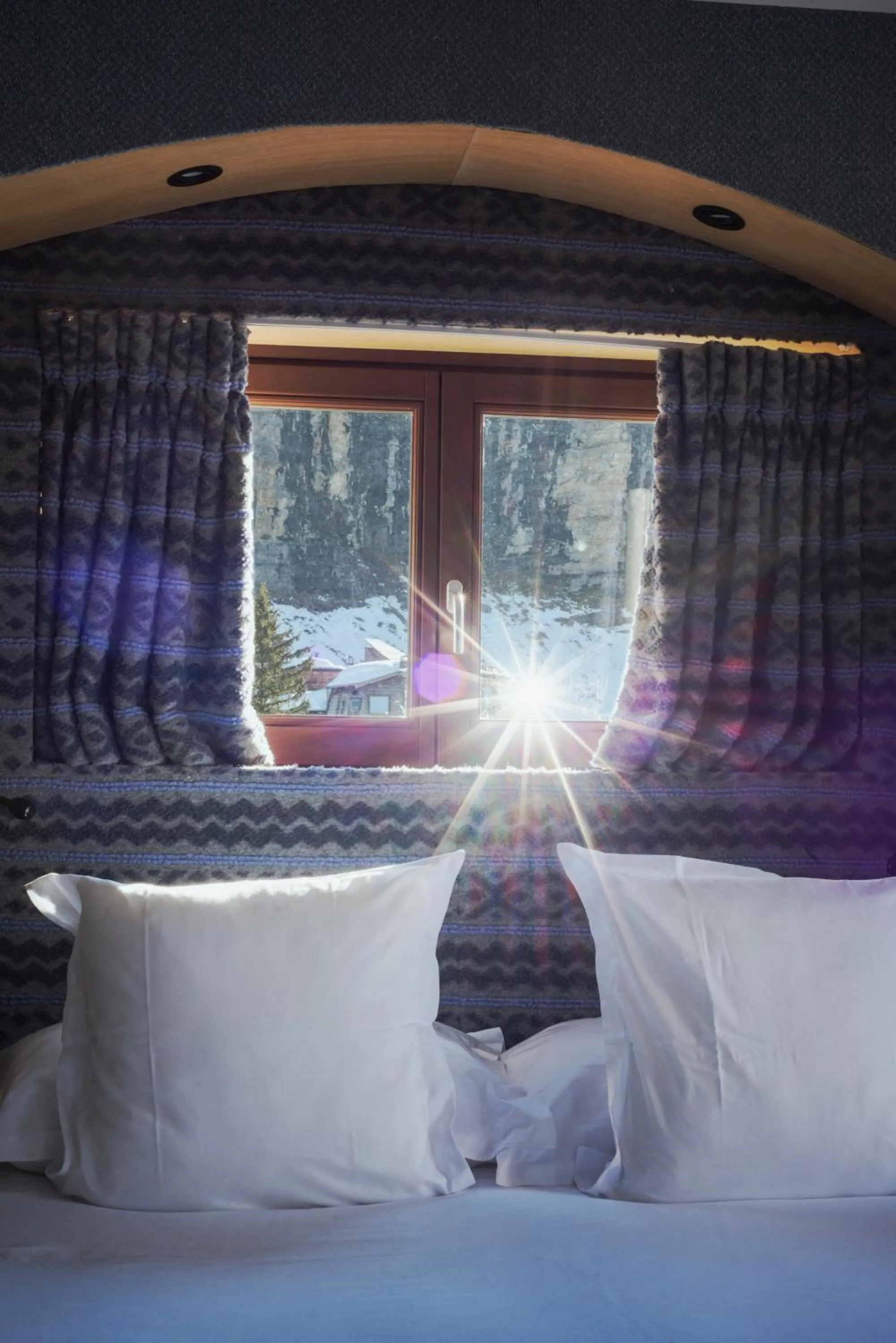 Bed in Hôtel des Dromonts by SOWELL COLLECTION