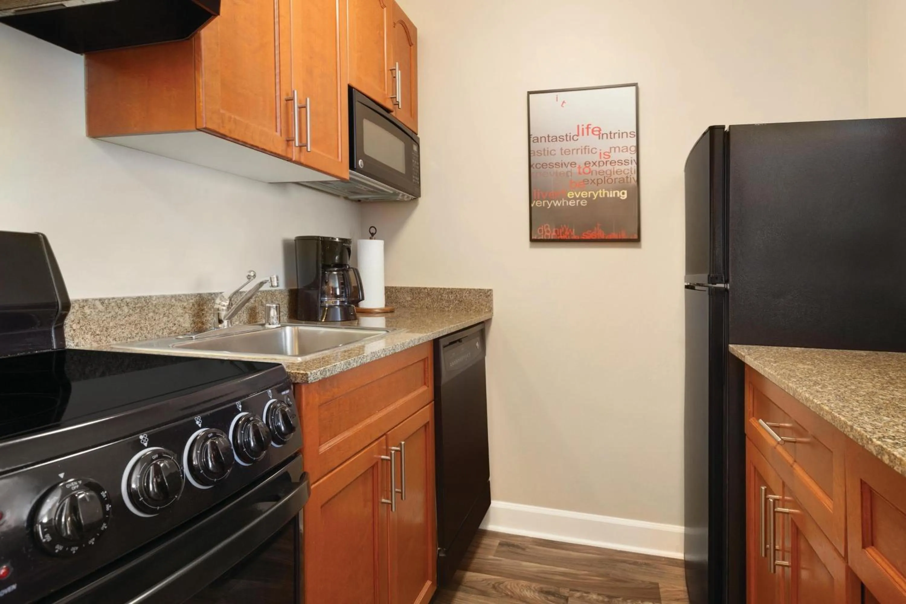 Kitchen or kitchenette in TownePlace Suites by Marriott Boulder Broomfield/Interlocken