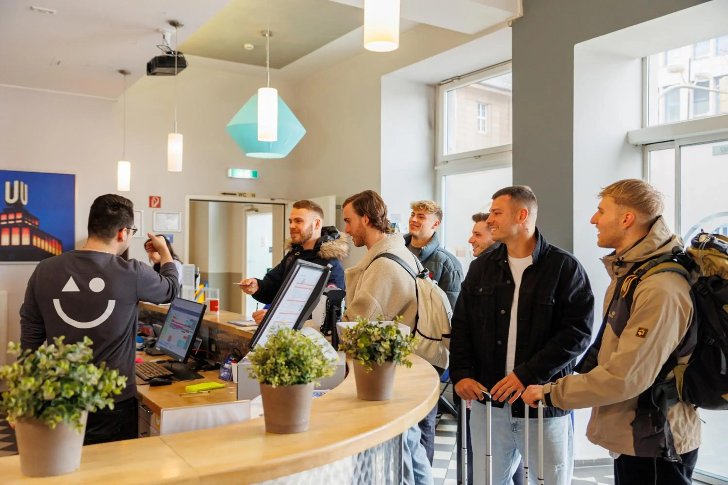 Lobby or reception in a&o Dortmund Hauptbahnhof Lobby or reception in a&o Dortmund Hauptbahnhof