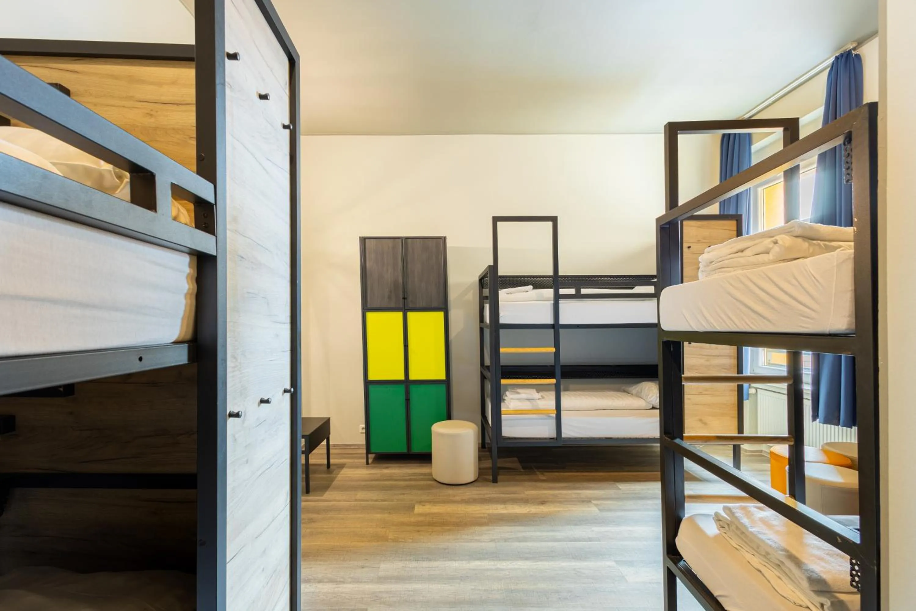 Photo of the whole room, Bed in a&o Dortmund Hauptbahnhof