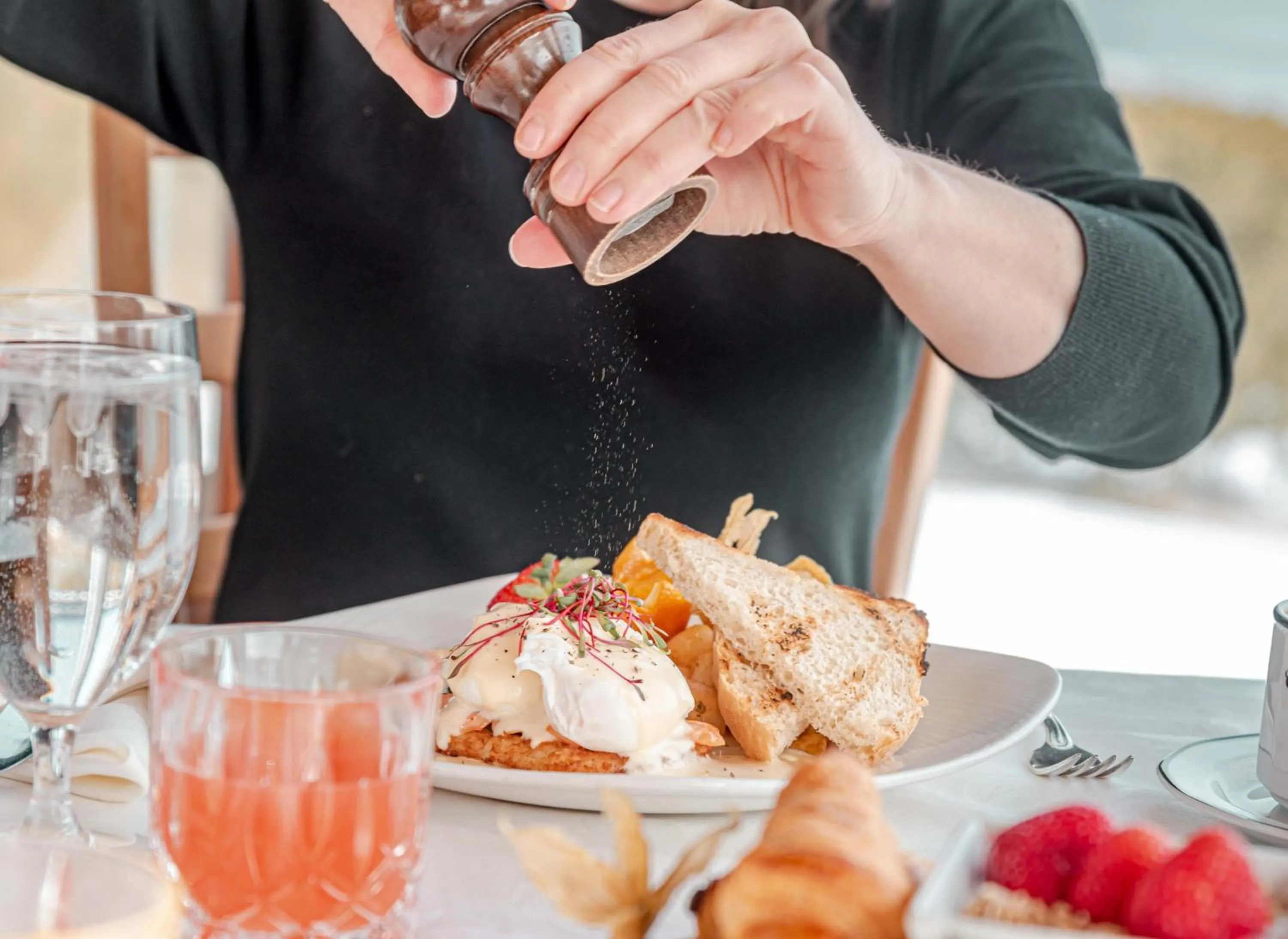 Breakfast in Auberge Des 3 Canards