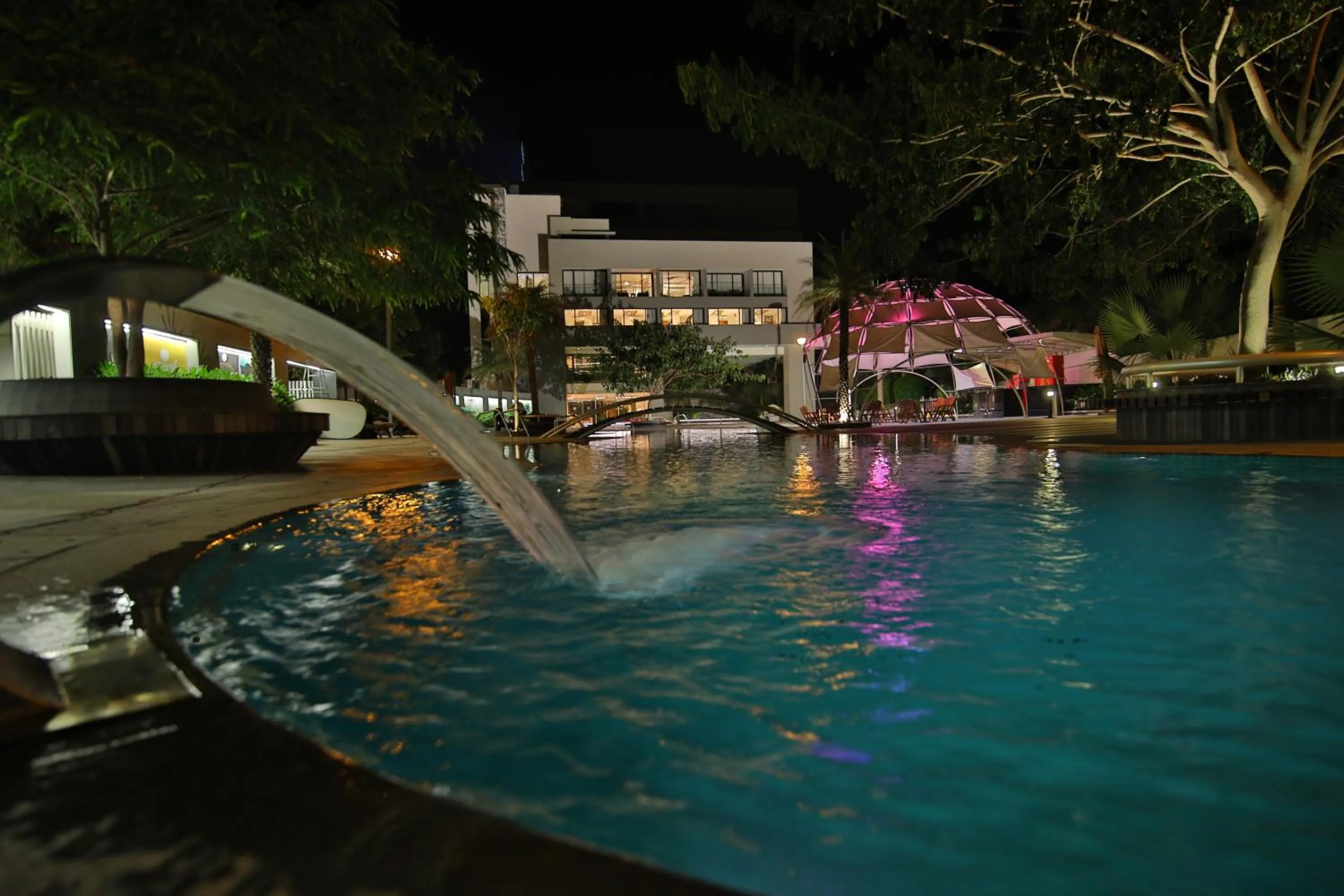 Swimming pool in The Emerald Club ,Rajkot